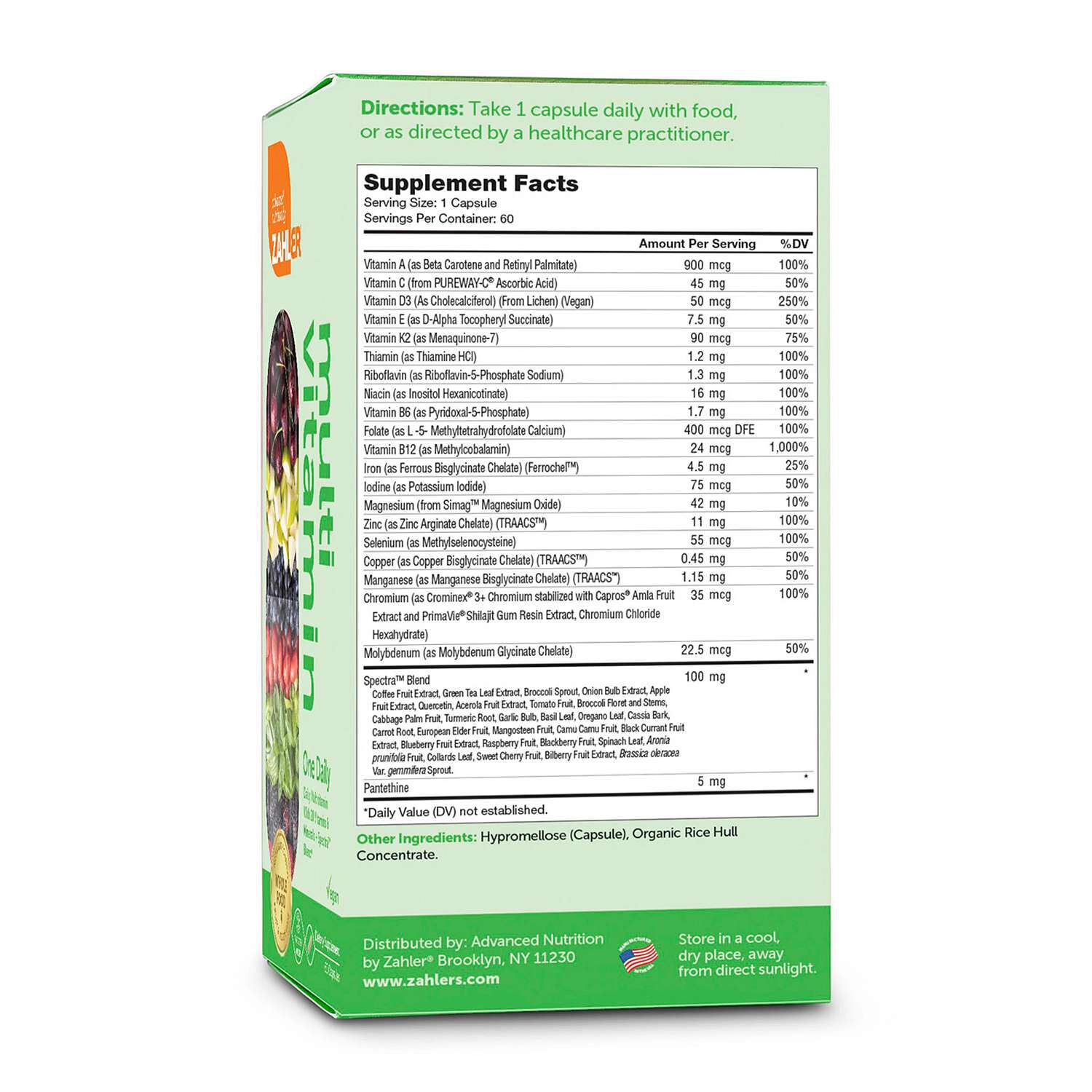 Multi Vitamin - 60 Capsules (60 Servings)  | GNC