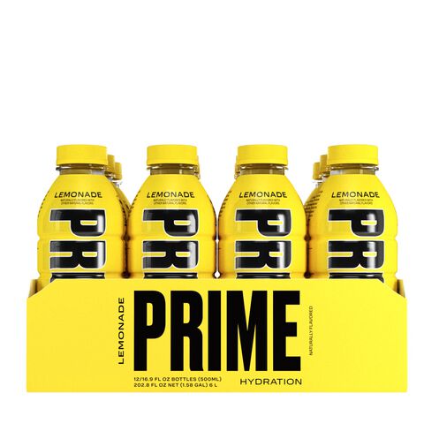 5 Bottles Prime Hydration Drink Lemonade 16.9 FL OZ (Limited Edition) NEW  FLAVOR