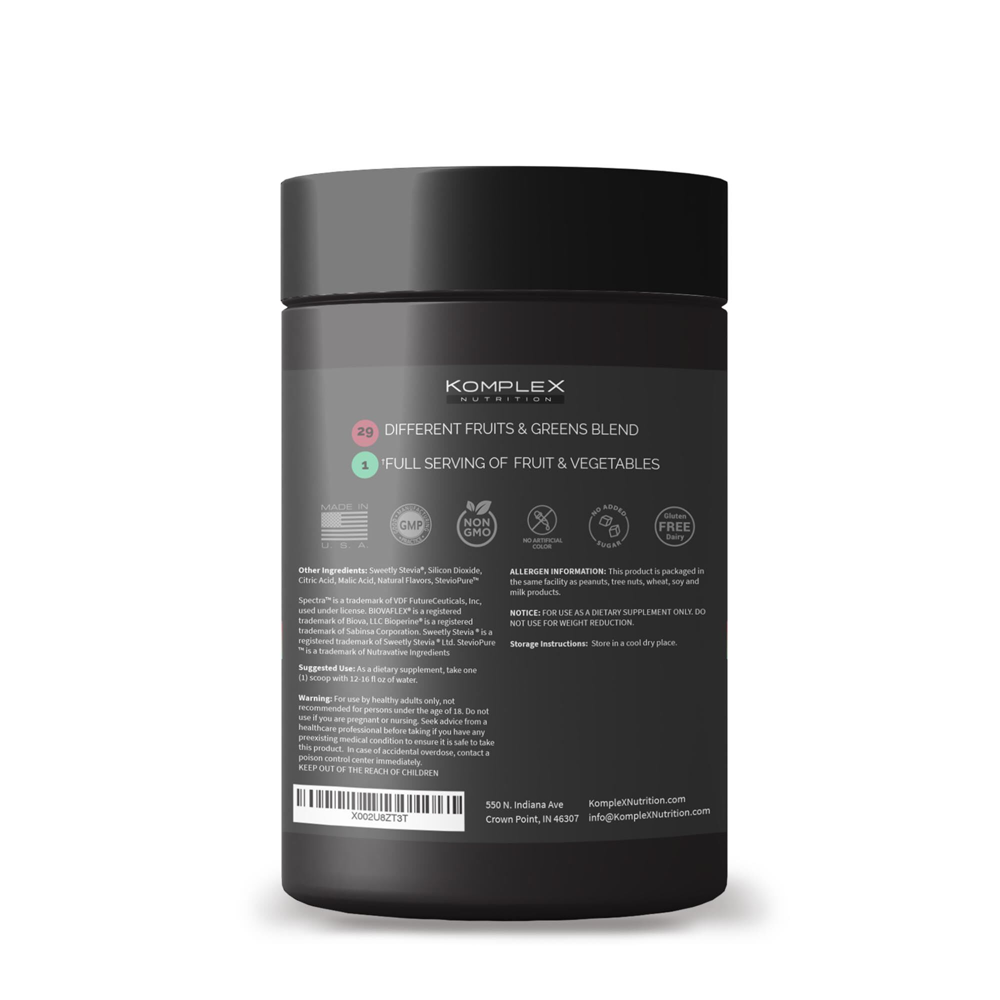 Super Greens + Reds Collagen Peptides - Berry Blend - 13.44 oz. (30 Servings)  | GNC