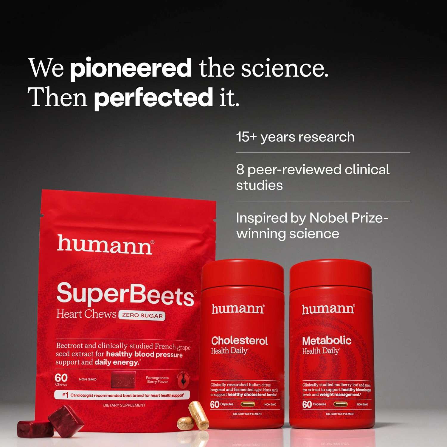 SuperBeets® Heart Chews - Pomegranate Berry - 60 Chews (30 Servings)