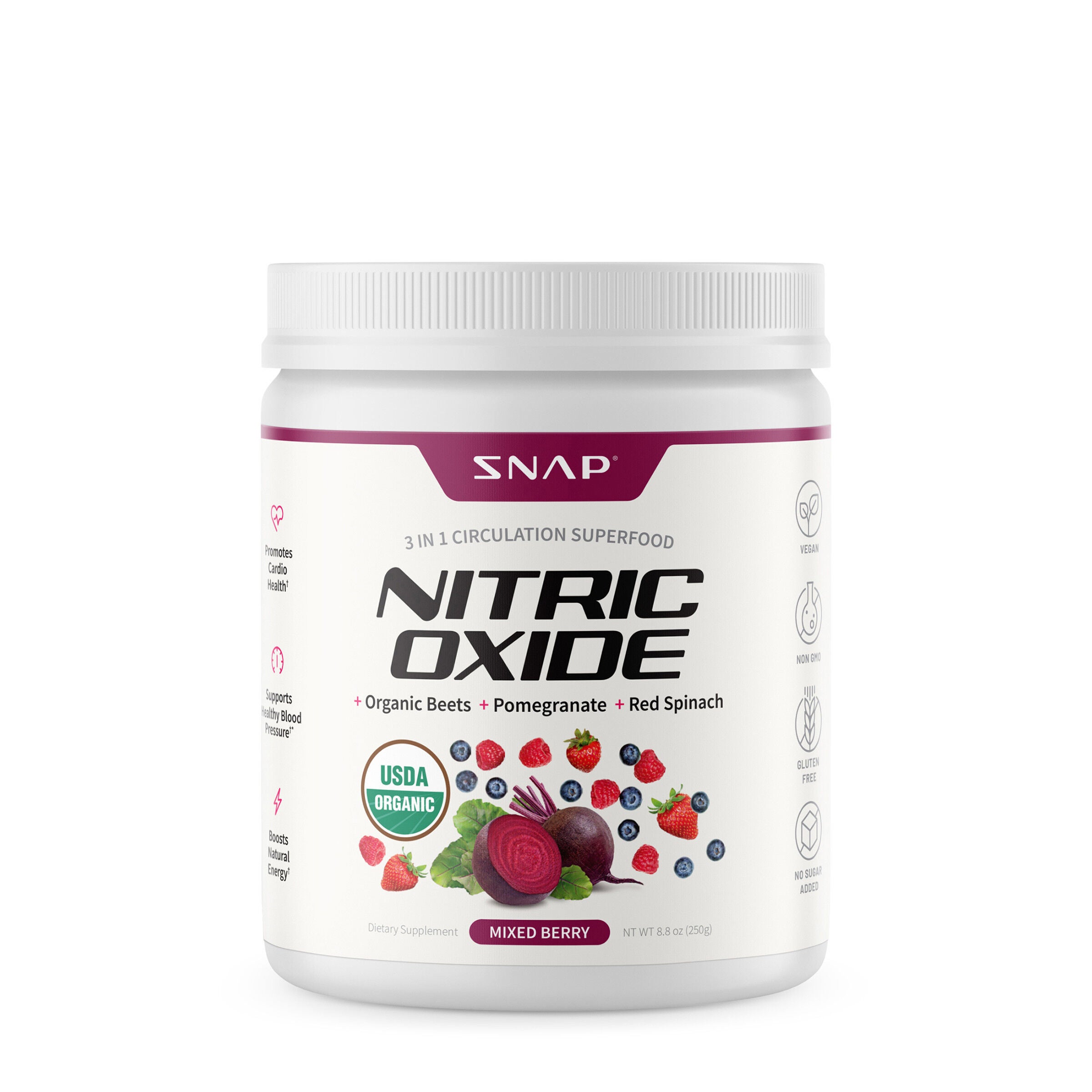 Nitric Oxide Organic Beets - 8.8 oz. (30 Servings)  | GNC