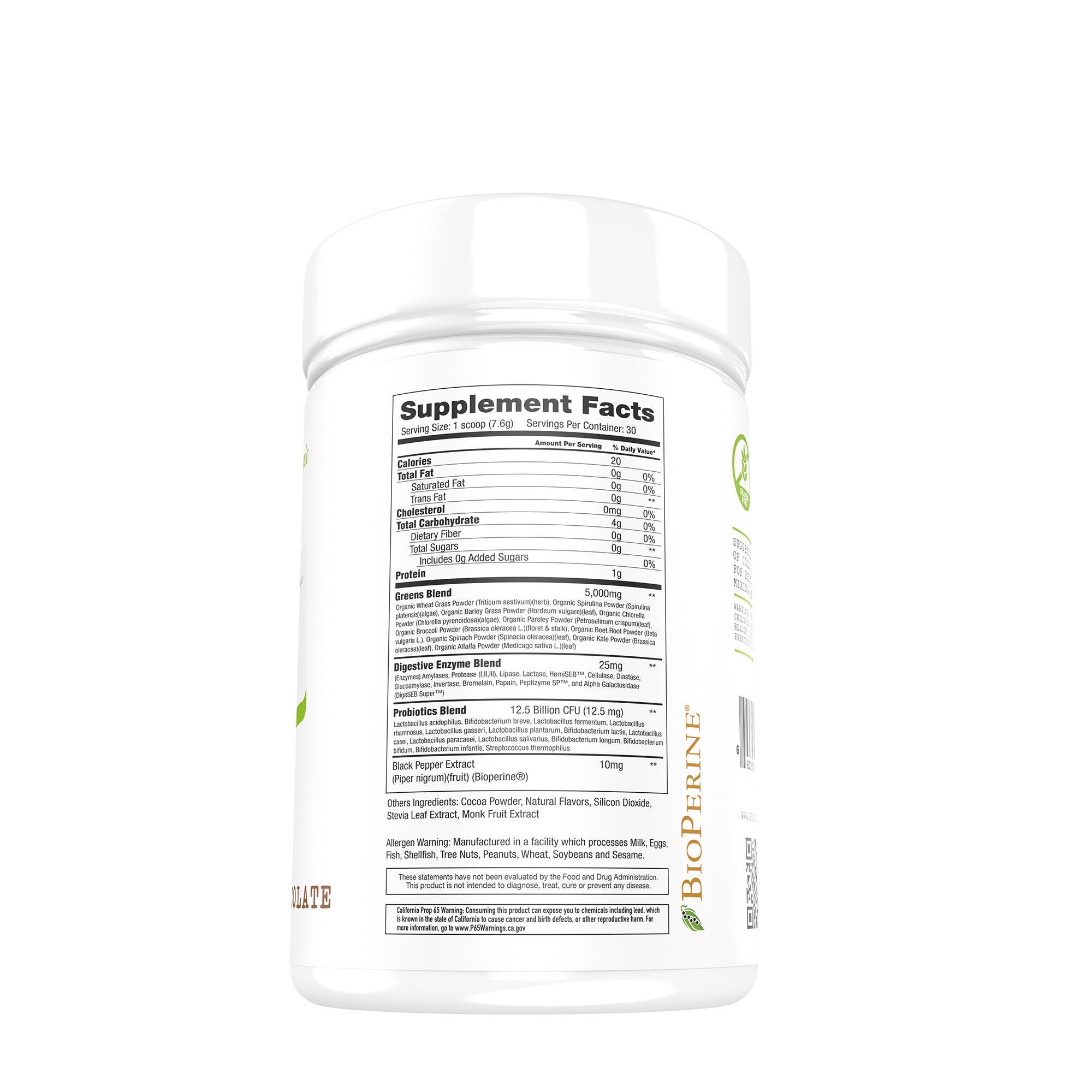 Greens Superfood - Chocolate - 8.04 oz. (30 Servings)  | GNC