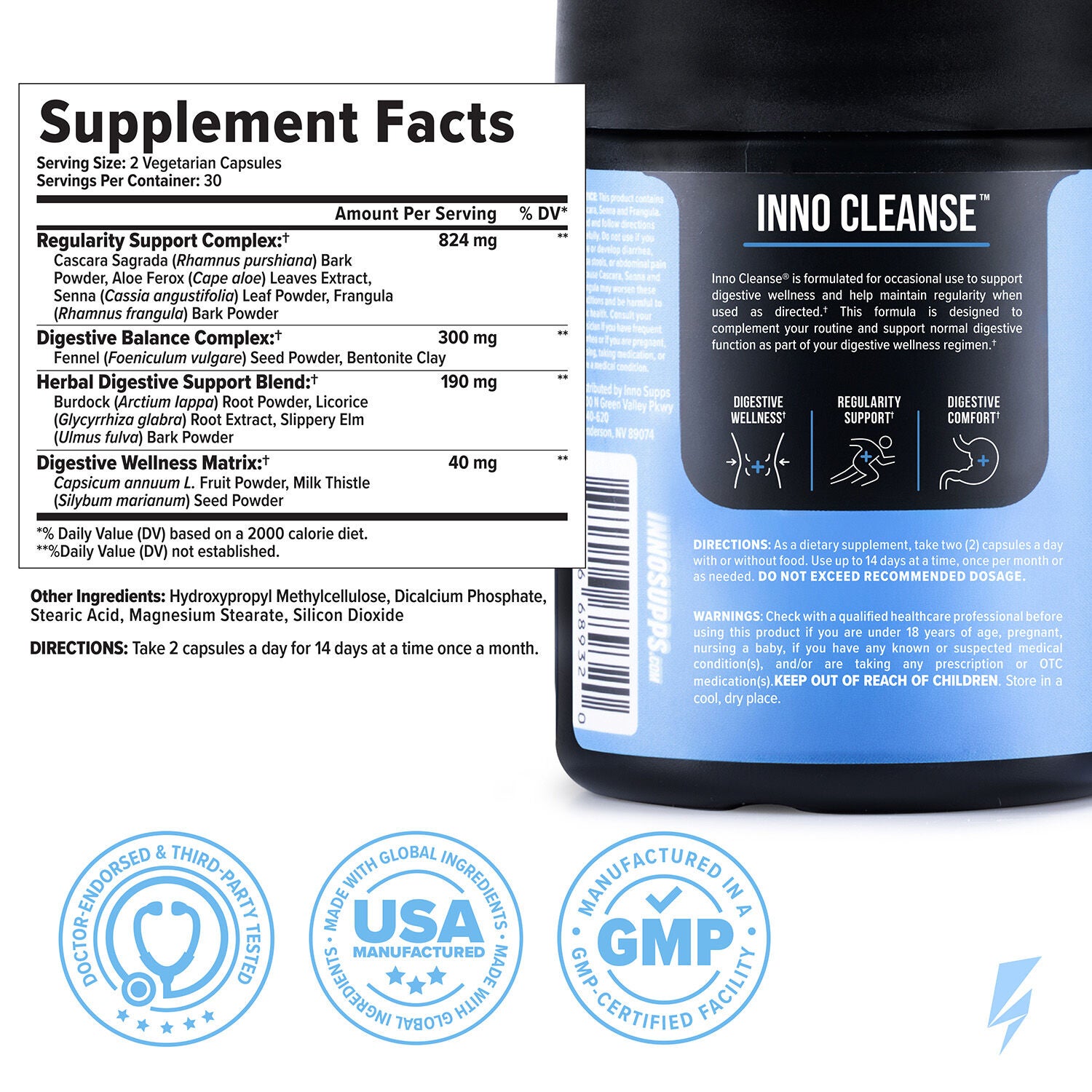Inno Cleanse&trade; - 60 Capsules (30 Servings)