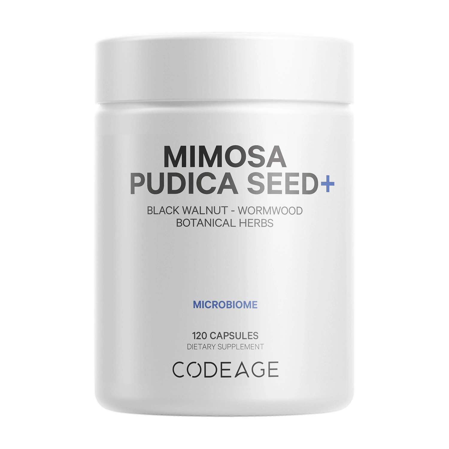 Mimosa Pudica Seed 1000 mg + BioPerine&reg; Black Pepper Herbal Cleanse - 120 Capsules (40 Servings)  | GNC