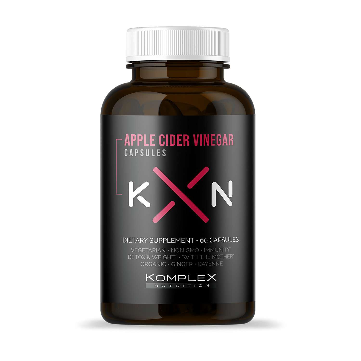 Apple Cider Vinegar Capsules - 60 Capsules (30 Servings)