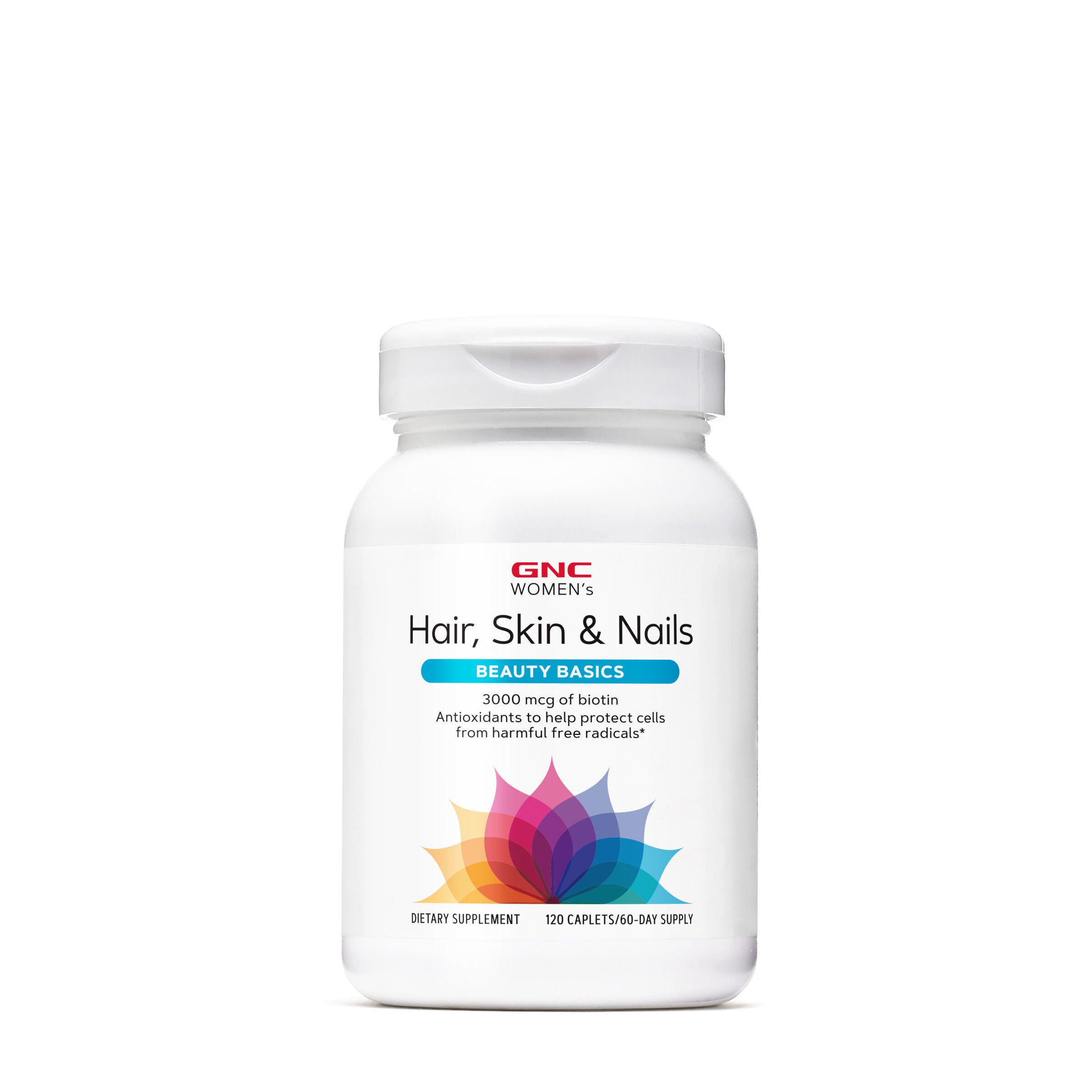 Hair Skin &amp; Nails - 120 Caplets (60 Servings)  | GNC