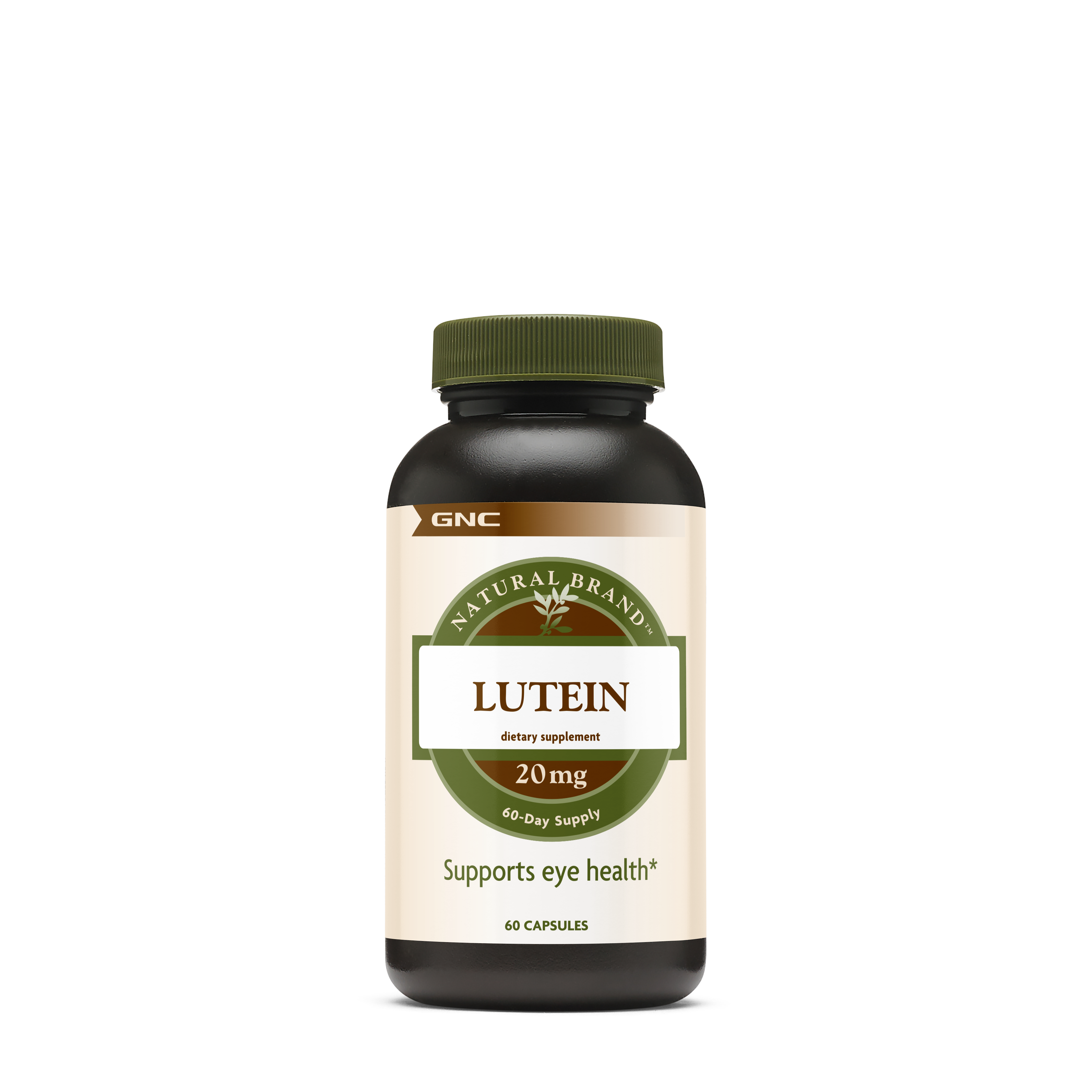 GNC Natural Brand Lutein 20Mg - 60 Capsules (60 Servings)