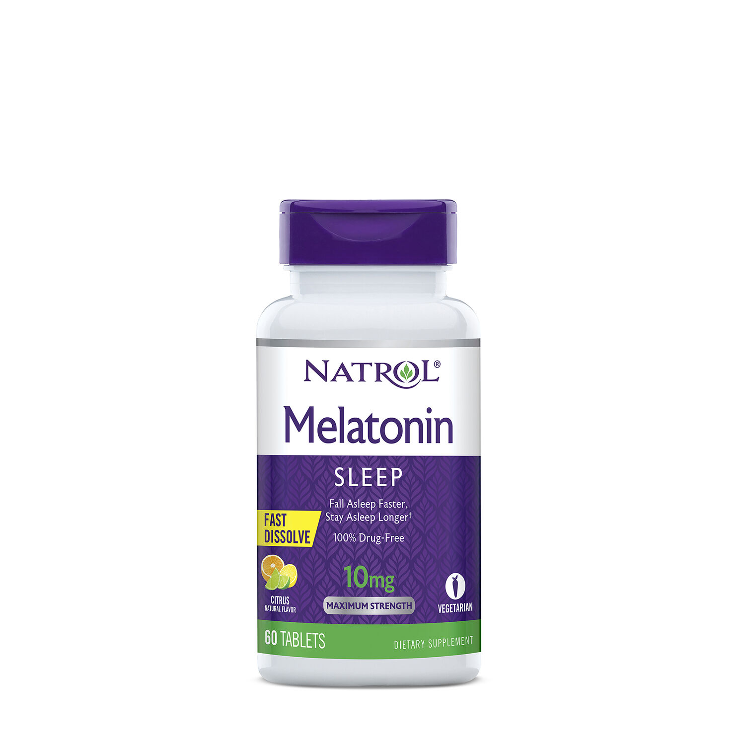 Melatonin Fast Dissolve 10 mg - 60 Tablets &#40;60 Servings&#41;  | GNC
