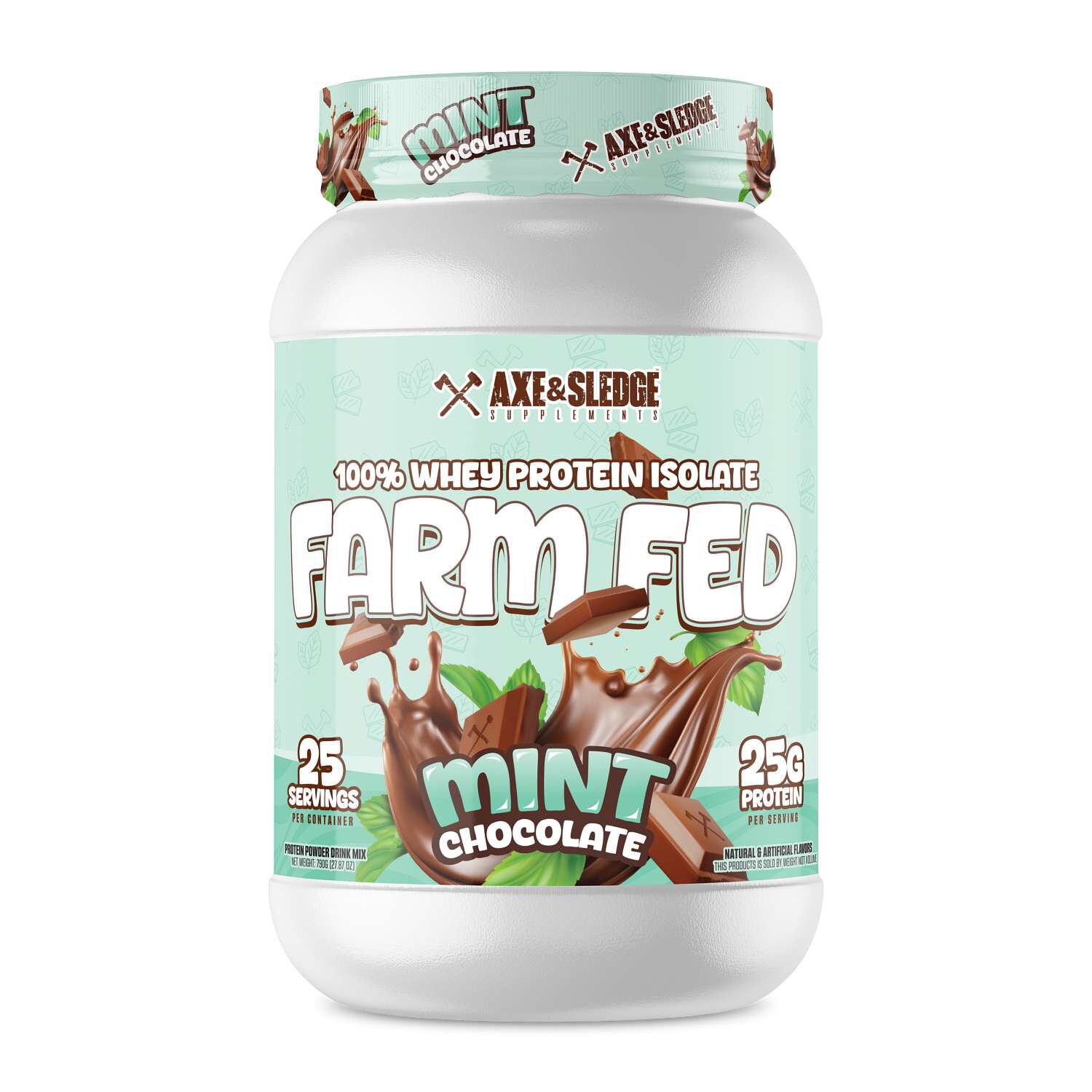 Farm Fed 100% Whey Protein Isolate - Mint Chocolate (25 Servings) Mint Chocolate | GNC