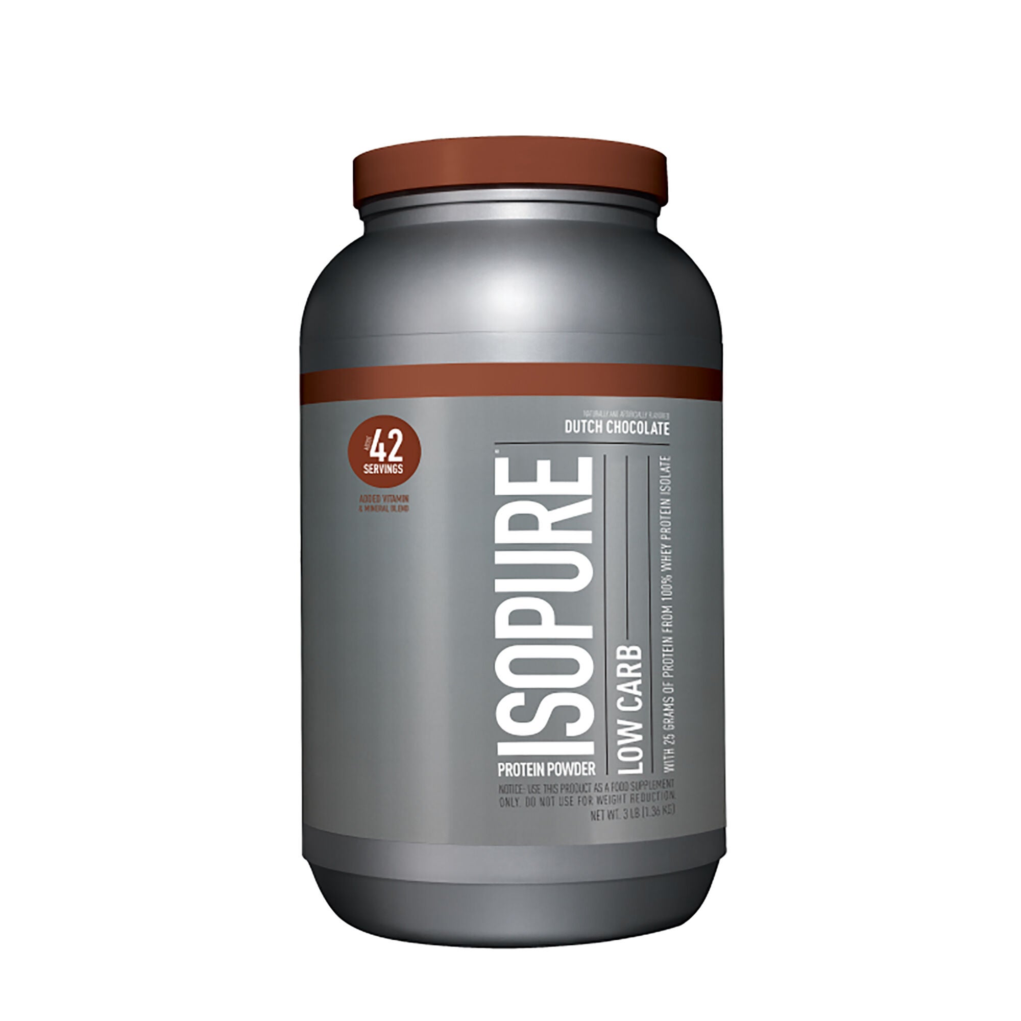 Isopure Low Carb Dutch Chocolate Gnc