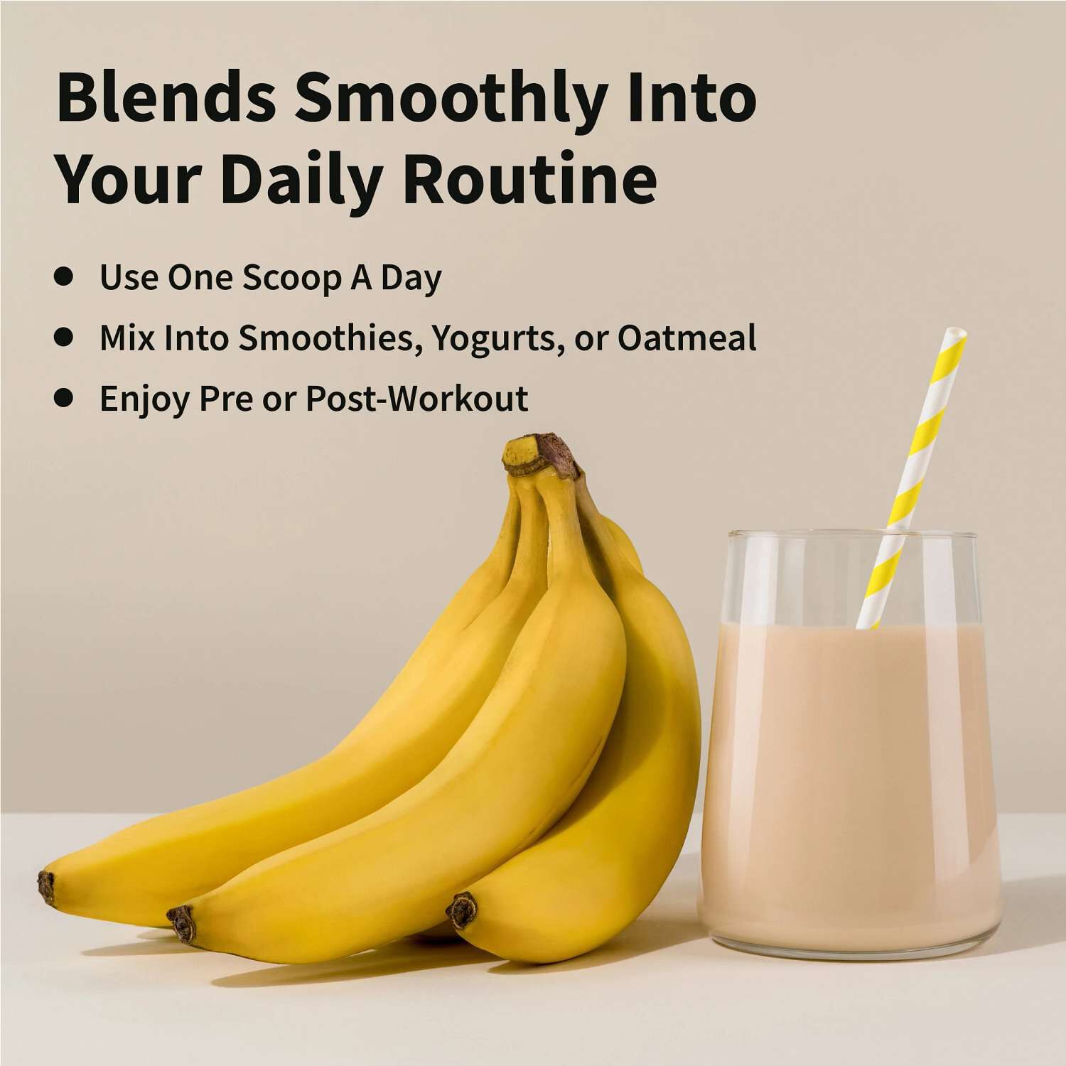Plant Based Vegan Protein Powder - Banana (30 Servings)