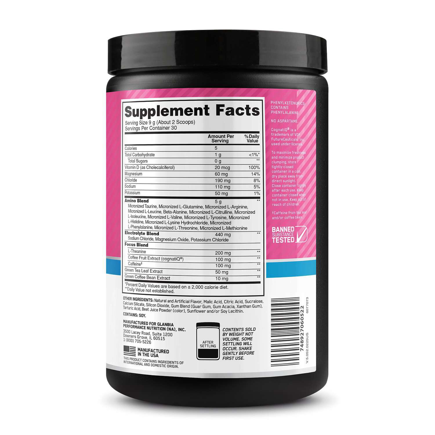 Essential AMIN.O. Energy + Electrolytes - Watermelon Splash&nbsp;(30 Servings)