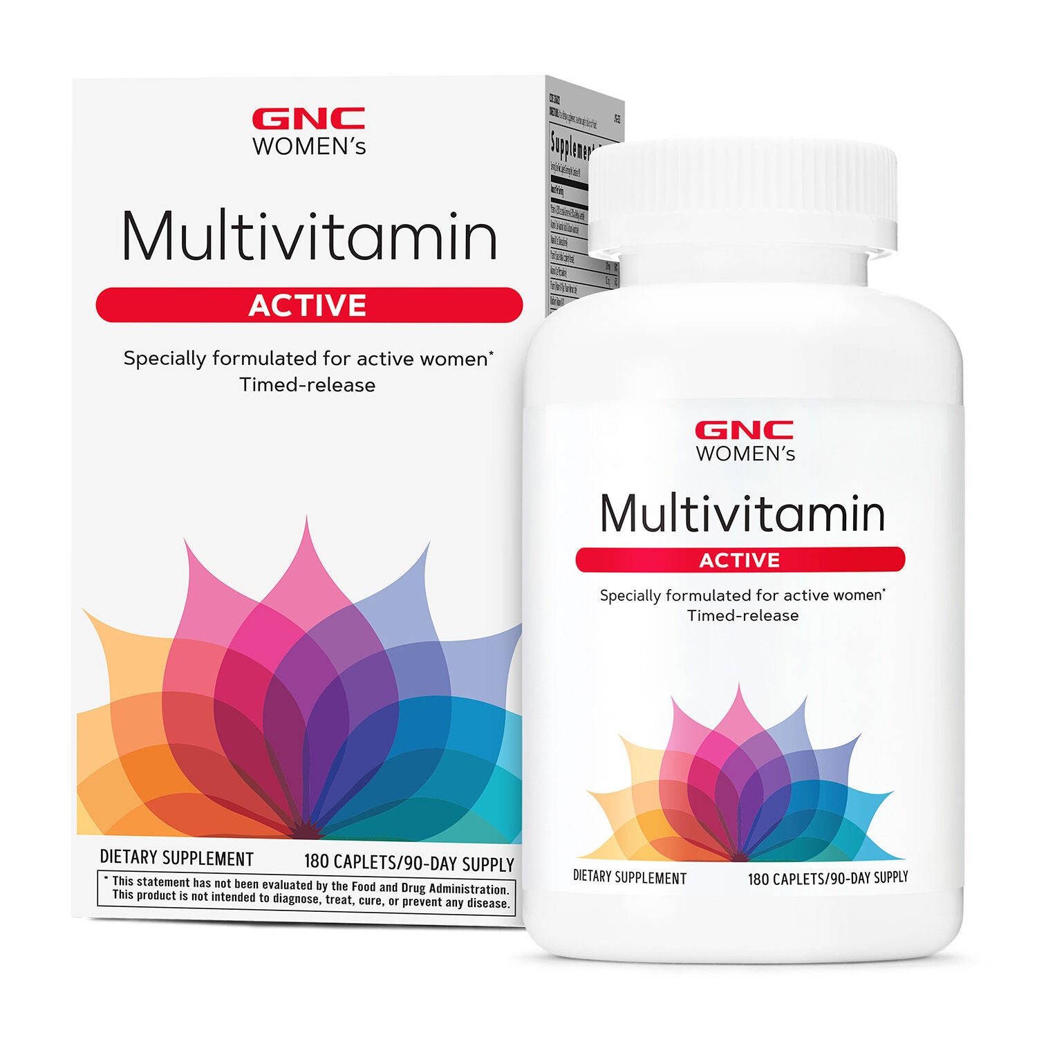 GNC Women's Active Multivitamin - 180 Caplets (90 Servings)