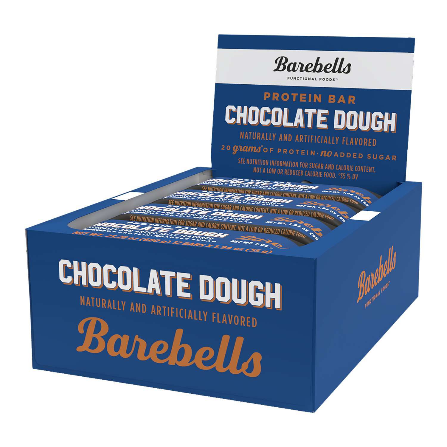 Protein Bar - Chocolate Dough - 12 Bars Chocolate Dough | GNC
