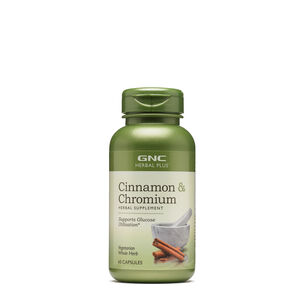 Cinnamon &amp; Chromium - 60 Capsules &#40;30 Servings&#41;  | GNC