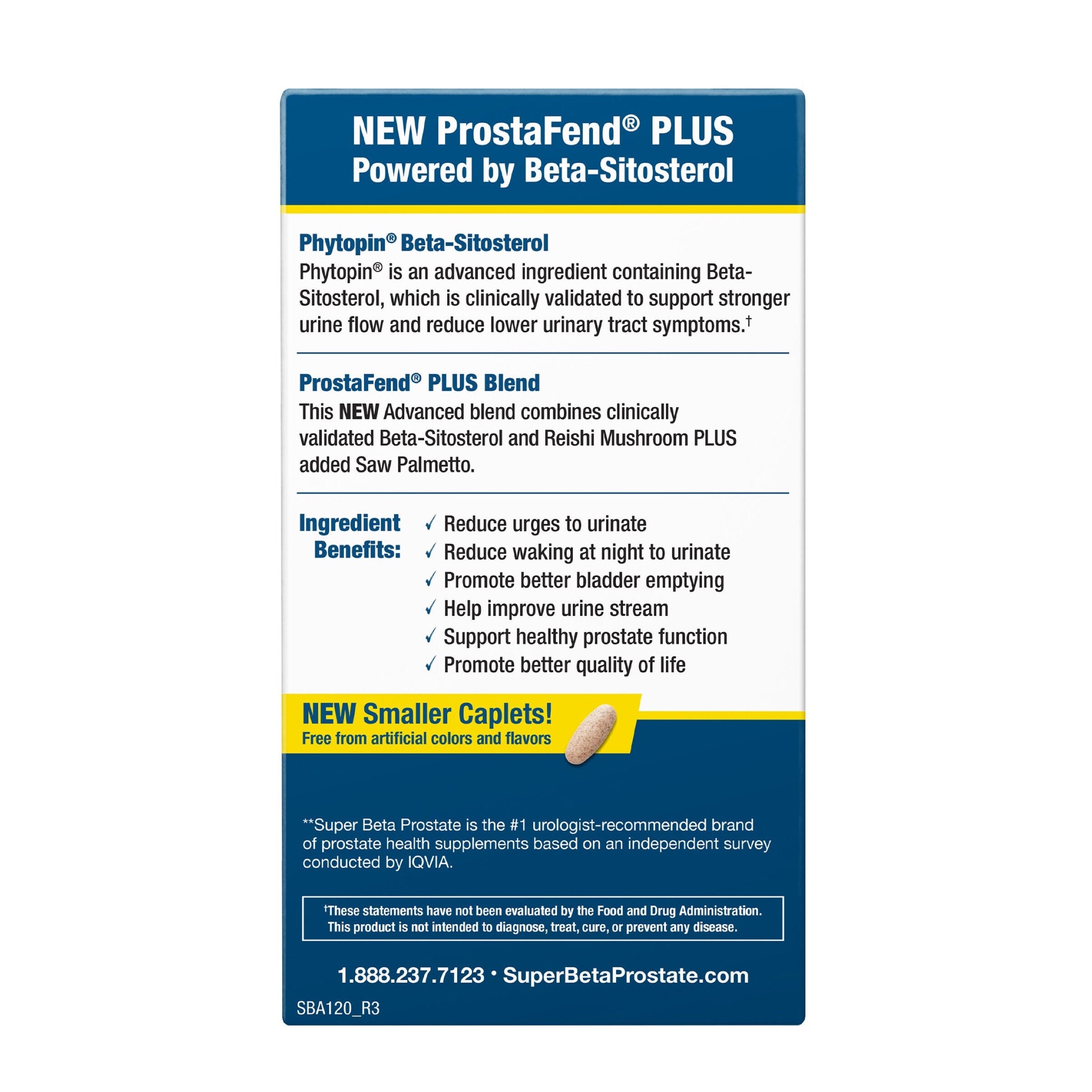 Super Beta Prostate Advanced - 120 Caplets (60 Servings)  | GNC