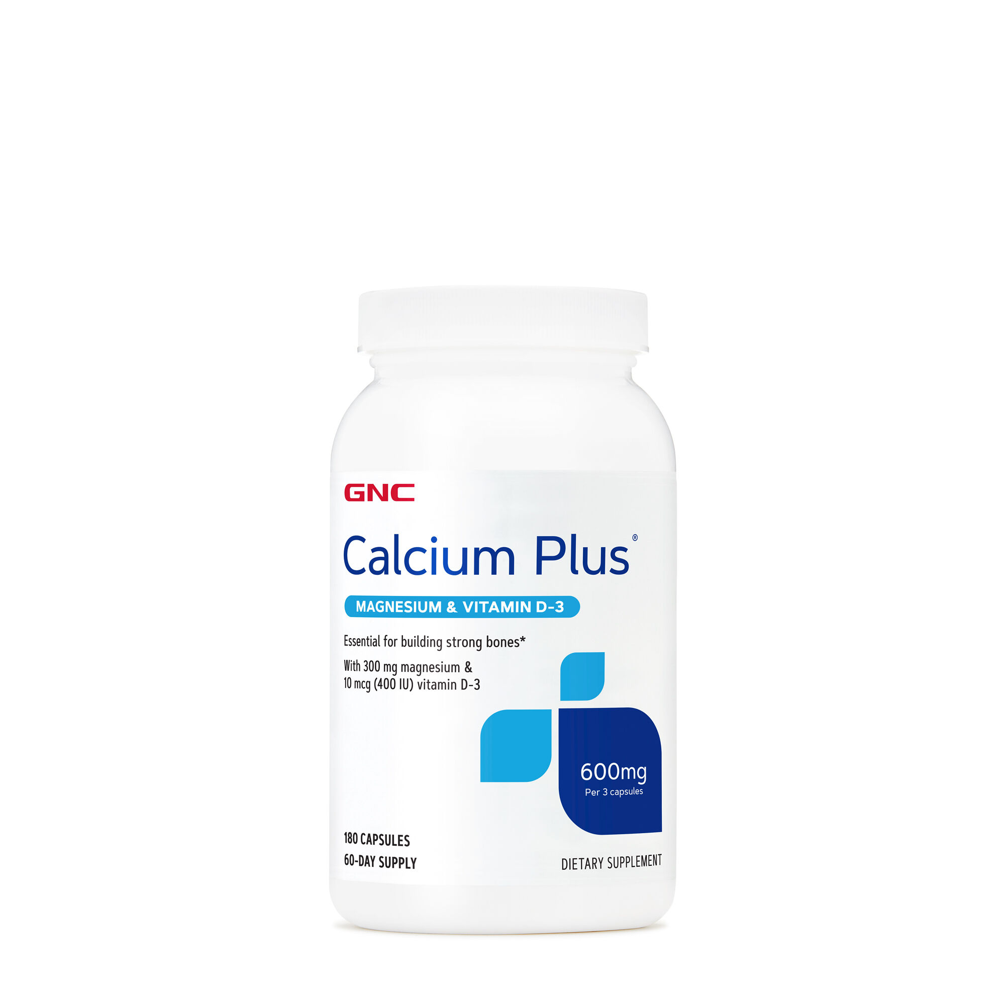 GNC Calcium Plus® with Magnesium & Vitamin D-3 600mg | GNC