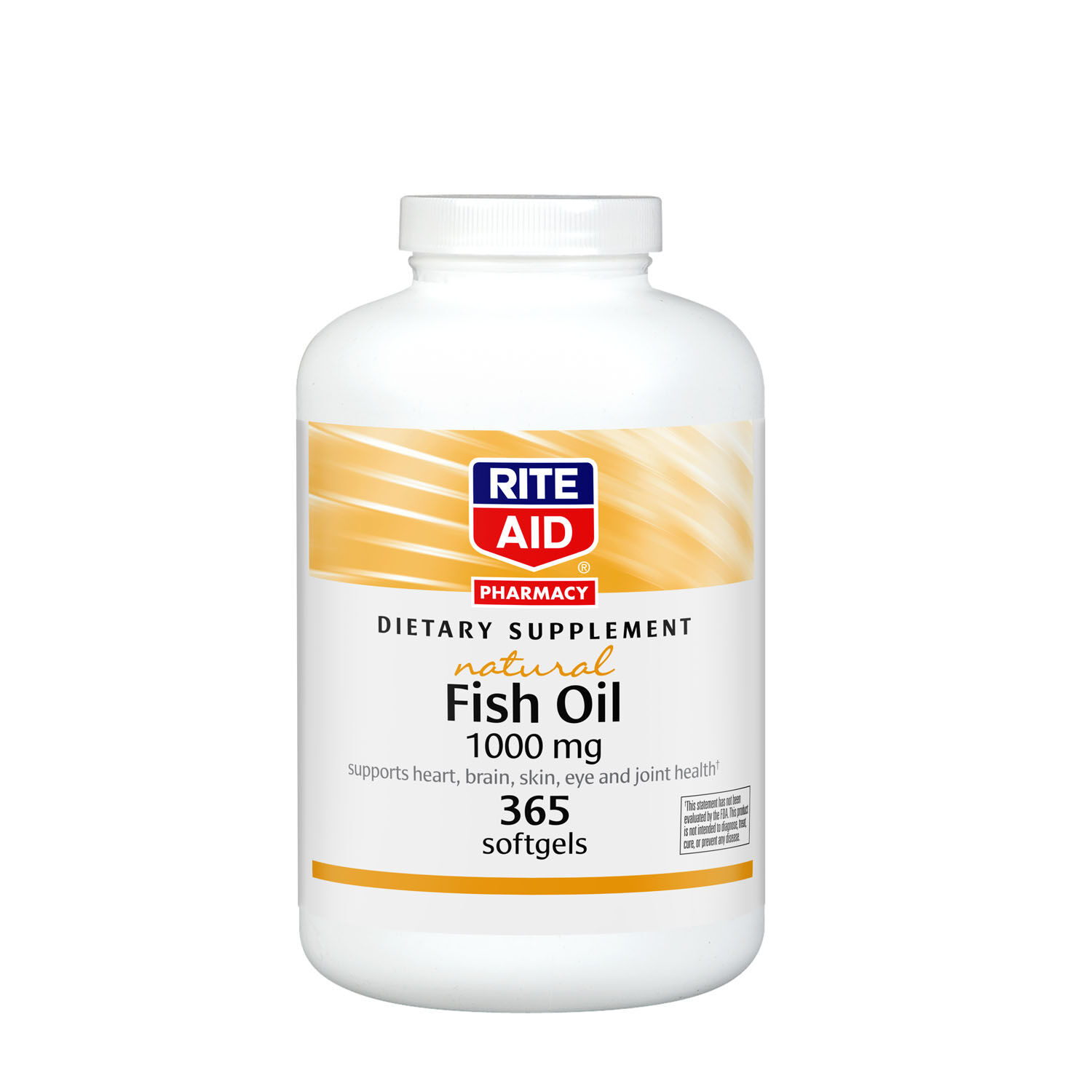 Natural Fish Oil Softgels - 365 Softgels  | GNC