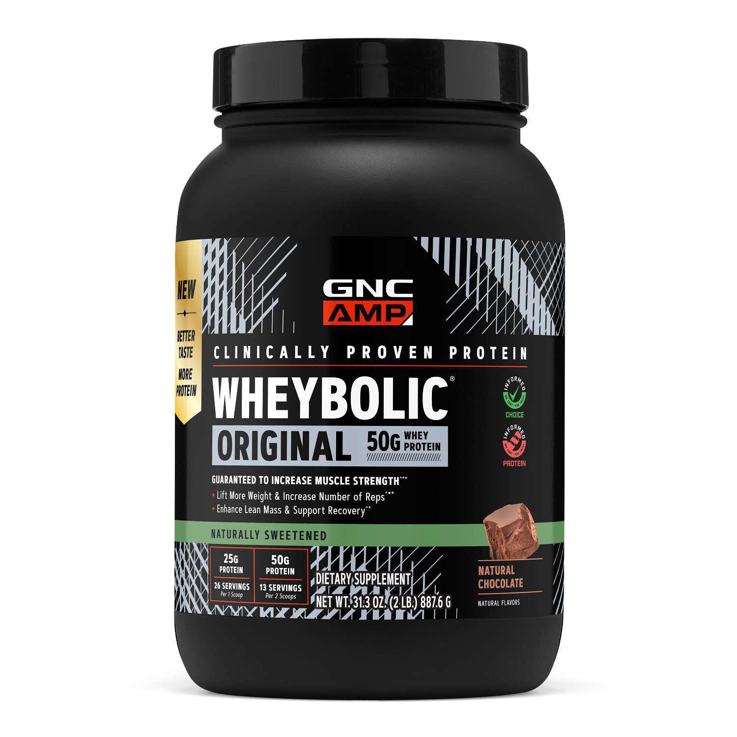 New Wheybolic - Natural Chocolate (13 Servings) Natural Chocolate | GNC