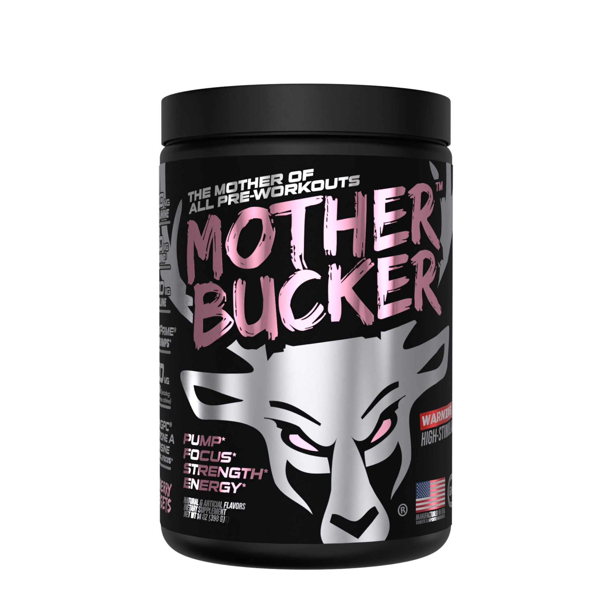 Bucked Up® - Mother Bucker™ Nootropic Pre-Workout - Strawberry Super ...