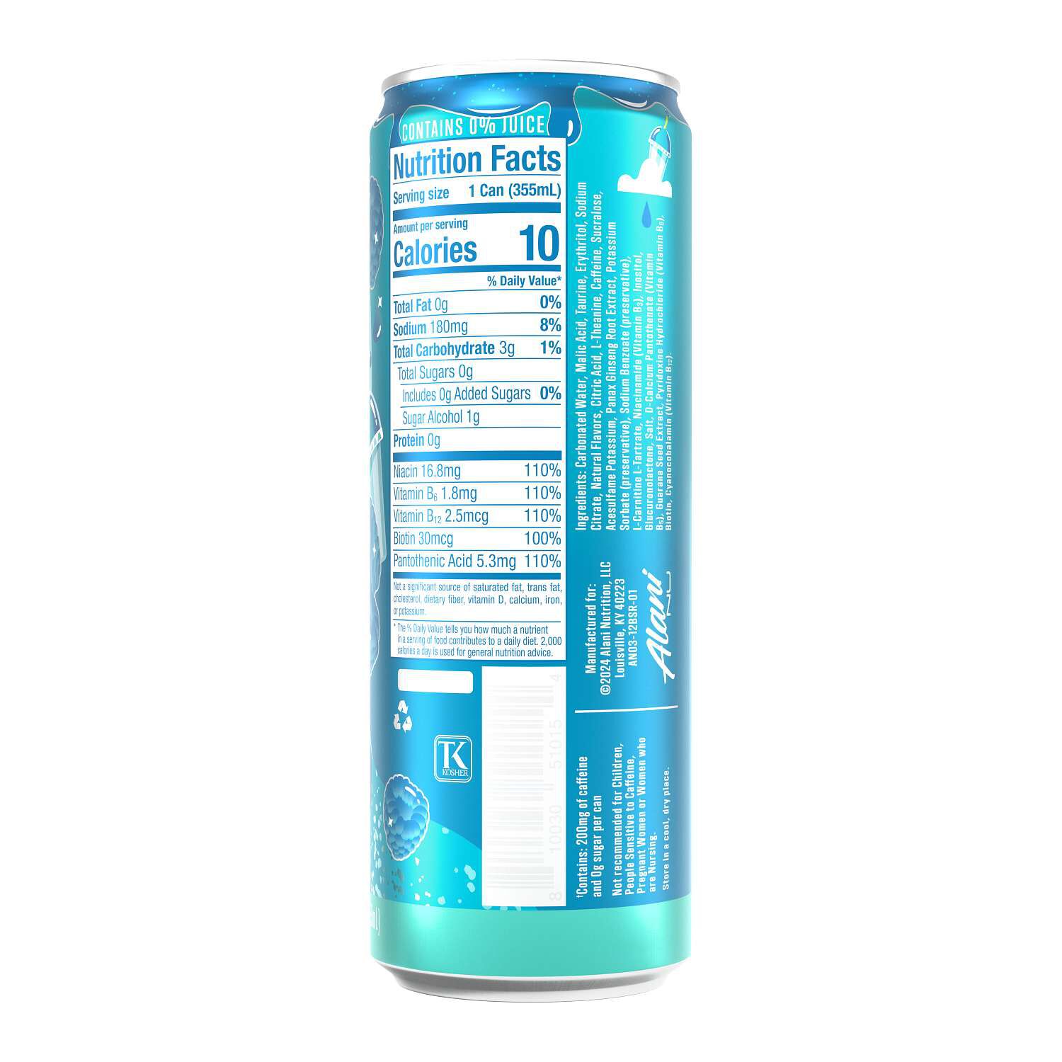 Energy Drink - Blue Slush - 12 oz. (12 Cans) Blue Slush | GNC