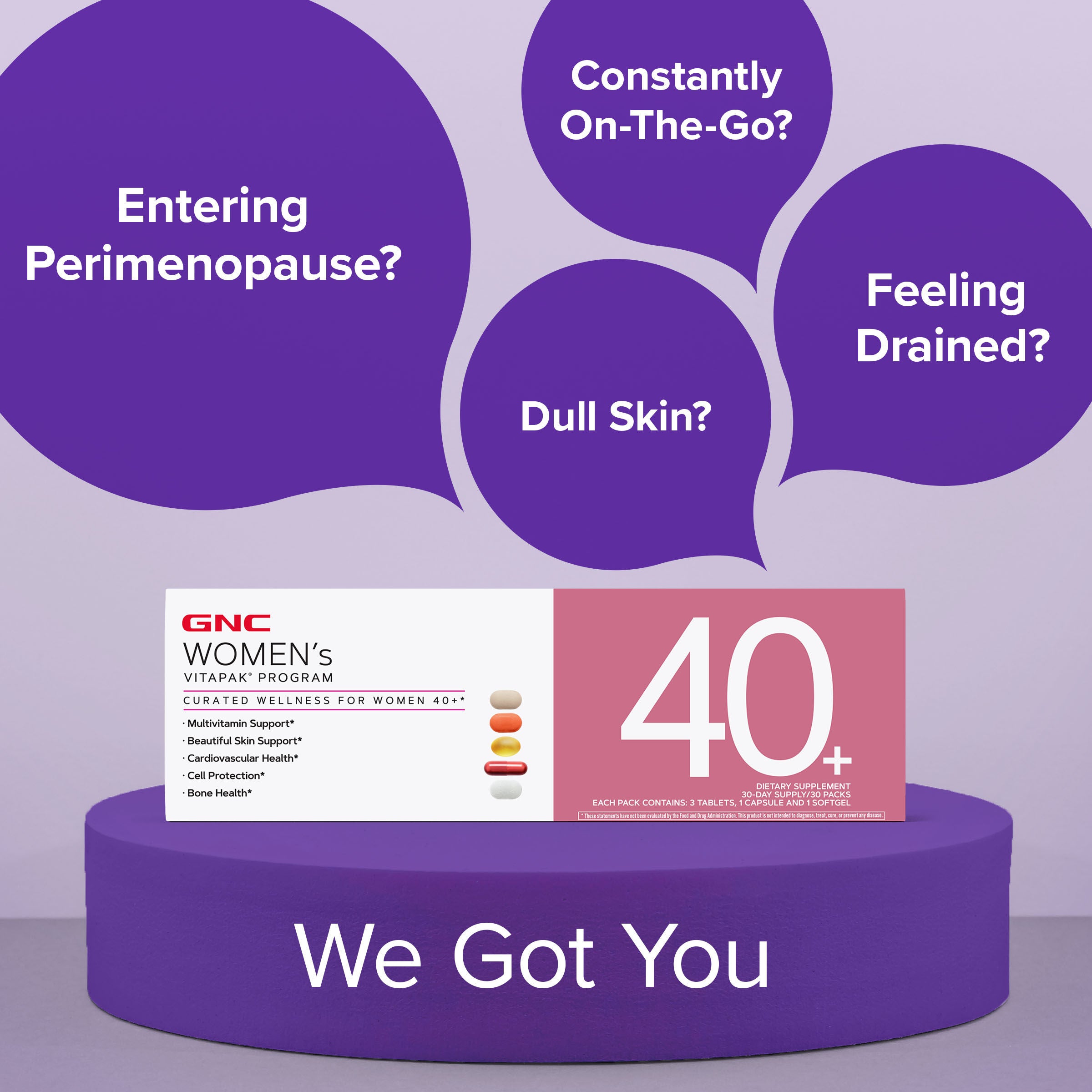 TikTok 40+ Vitapak&reg; Program (1 Month Supply)  | GNC