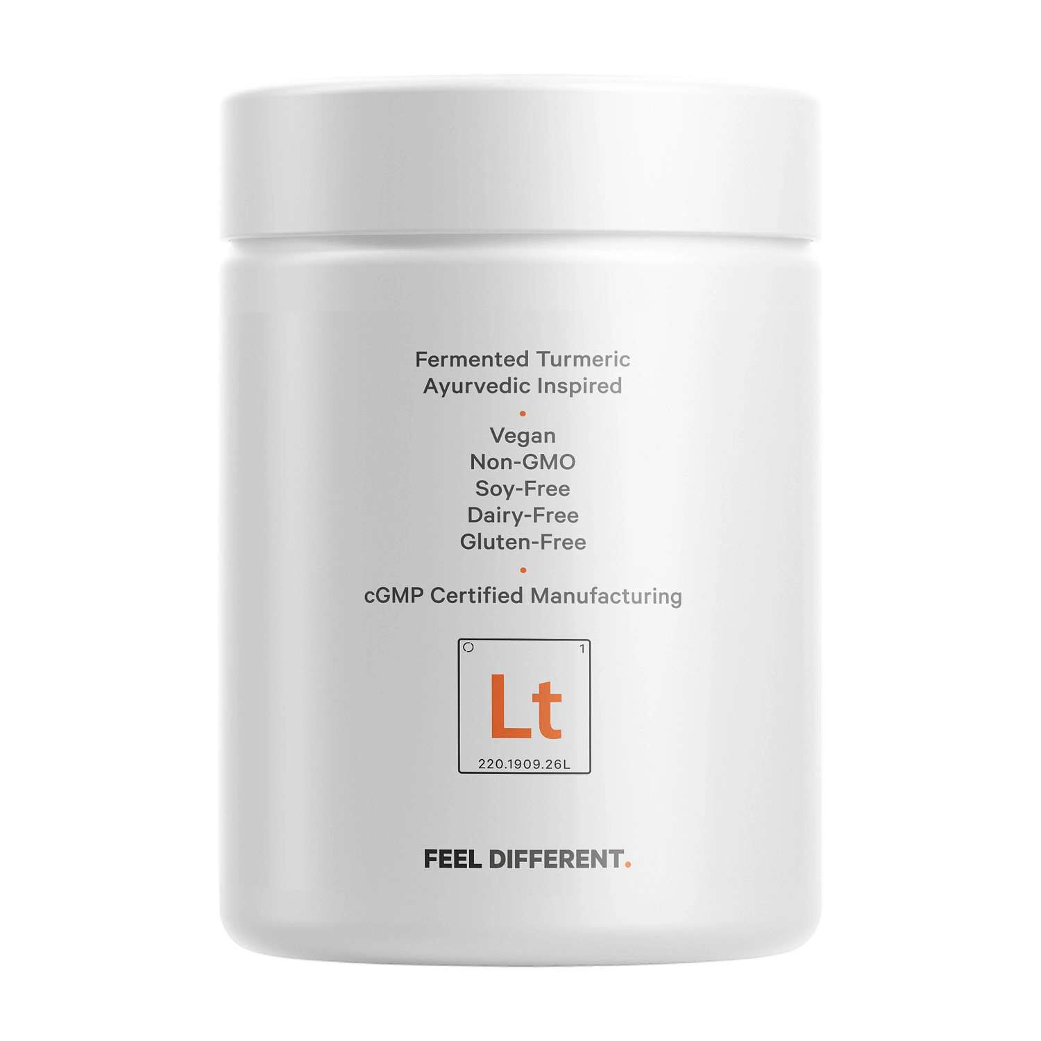 Liposomal Fermented Turmeric + Black Pepper - Curcumin & Ginger - 90 Capsules (30 Servings)
