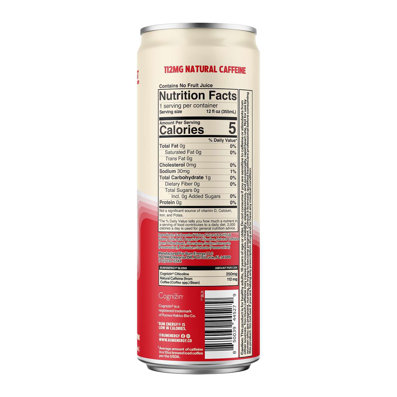 Energy Drink - Cherry Frost - 12oz. (12 Cans)
