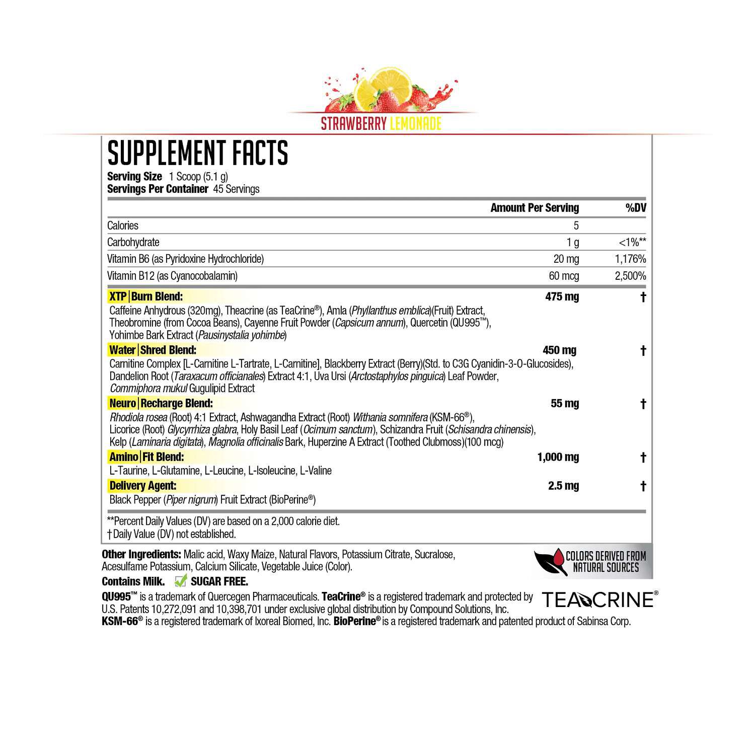 LipoRUSH&reg; XTP - Strawberry Lemonade (45 Servings)