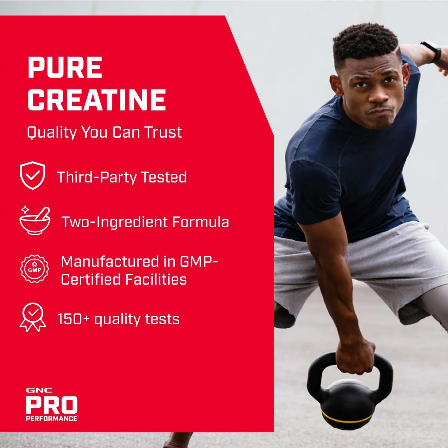 Creatine Monohydrate + HMB (30 Servings)  | GNC