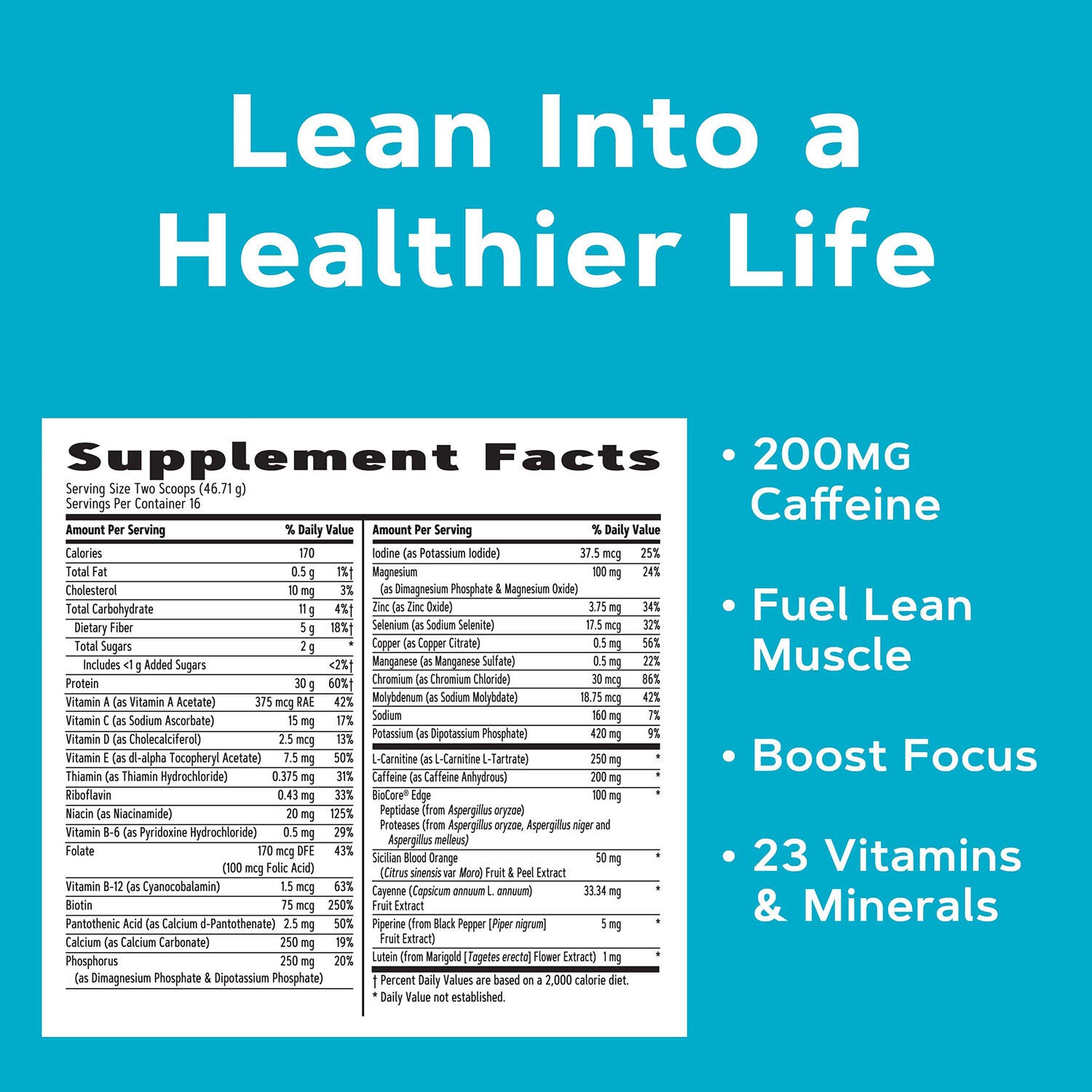 Lean Shake&trade; Burn - Strawberry (16 Servings)
