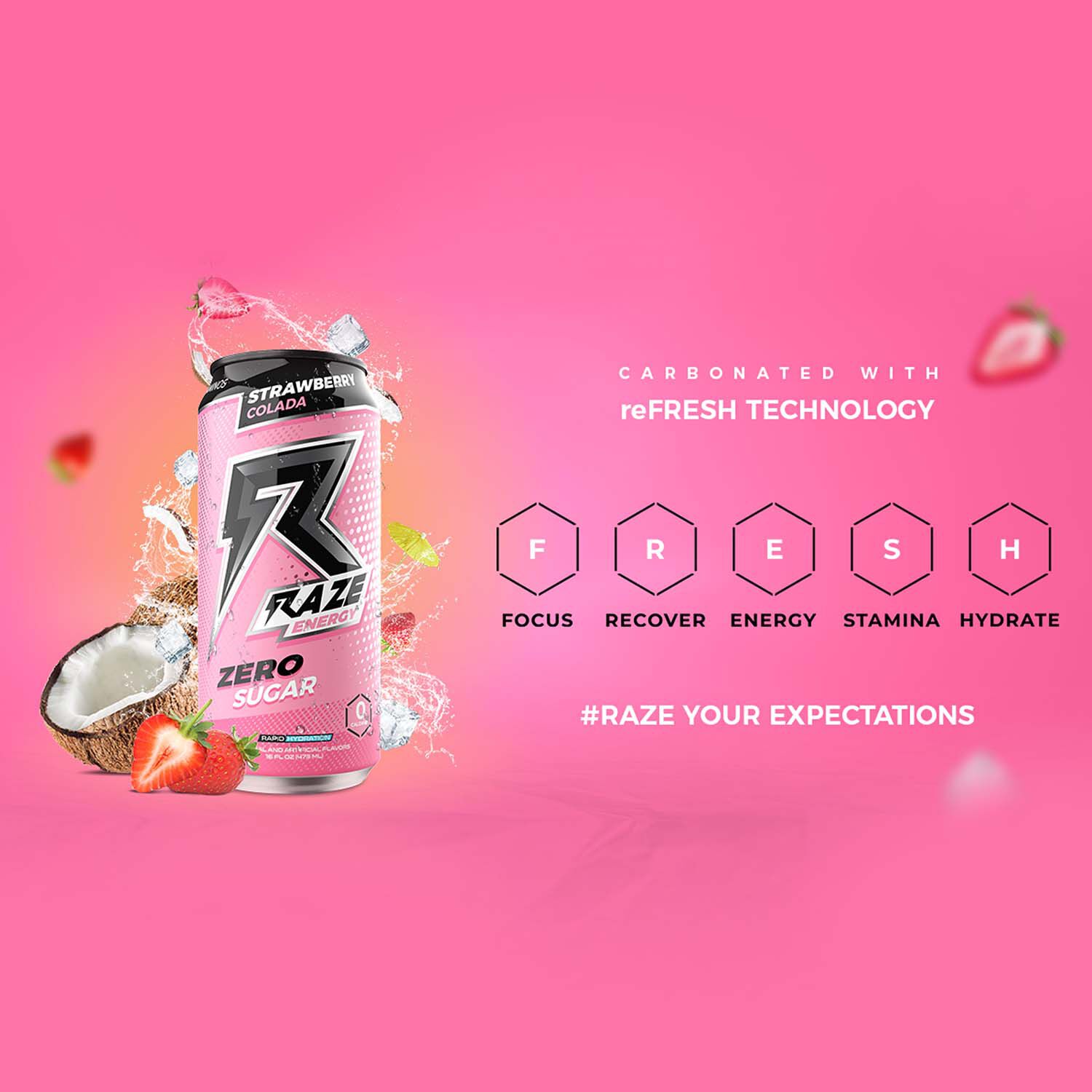 560202 REPP Sports Try Raze™ Energy Drinks at GNC. Provides key
