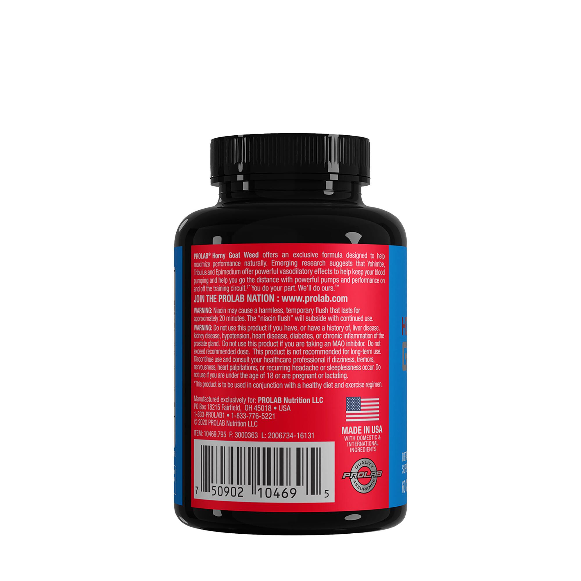 Horny Goat Weed - 60 Capsules (60 Servings)  | GNC