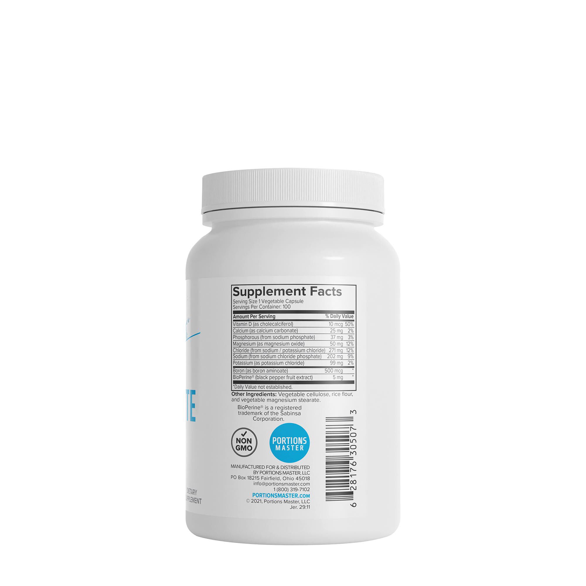 Electrolyte Plus 690mg - 100 Capsules (100 Servings)  | GNC