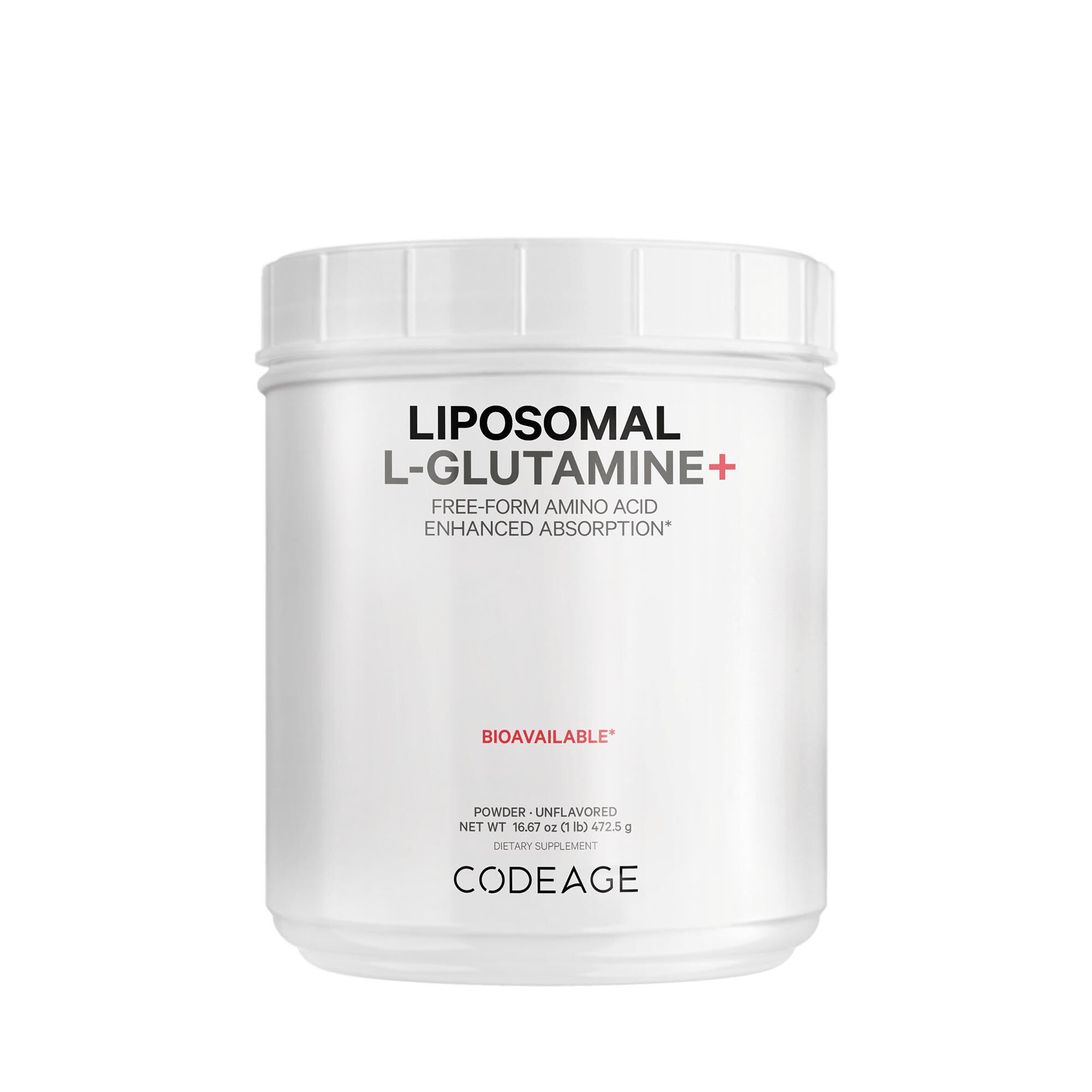 Liposomal L-Glutamine Powder - Unflavored (90 Servings) | GNC