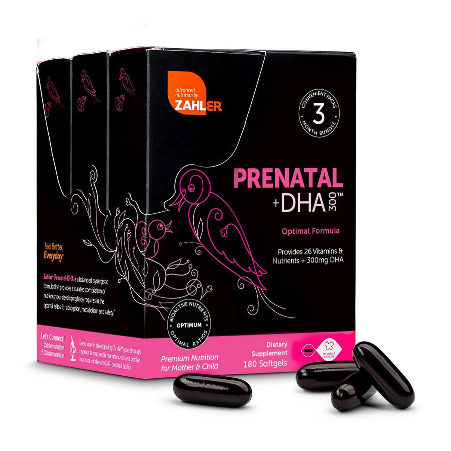 Prenatal DHA Optimal Formula - 180 Softgels (90 Servings)