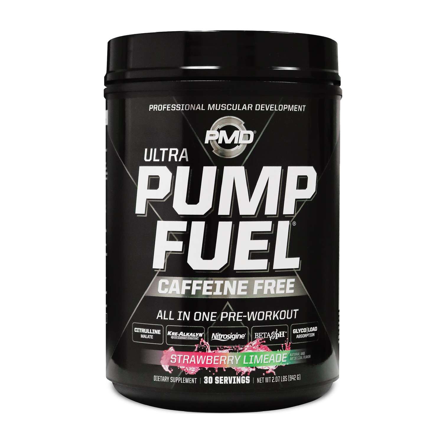 Ultra Pump Fuel&reg; Caffeine Free - Strawberry Limeade (30 Servings)