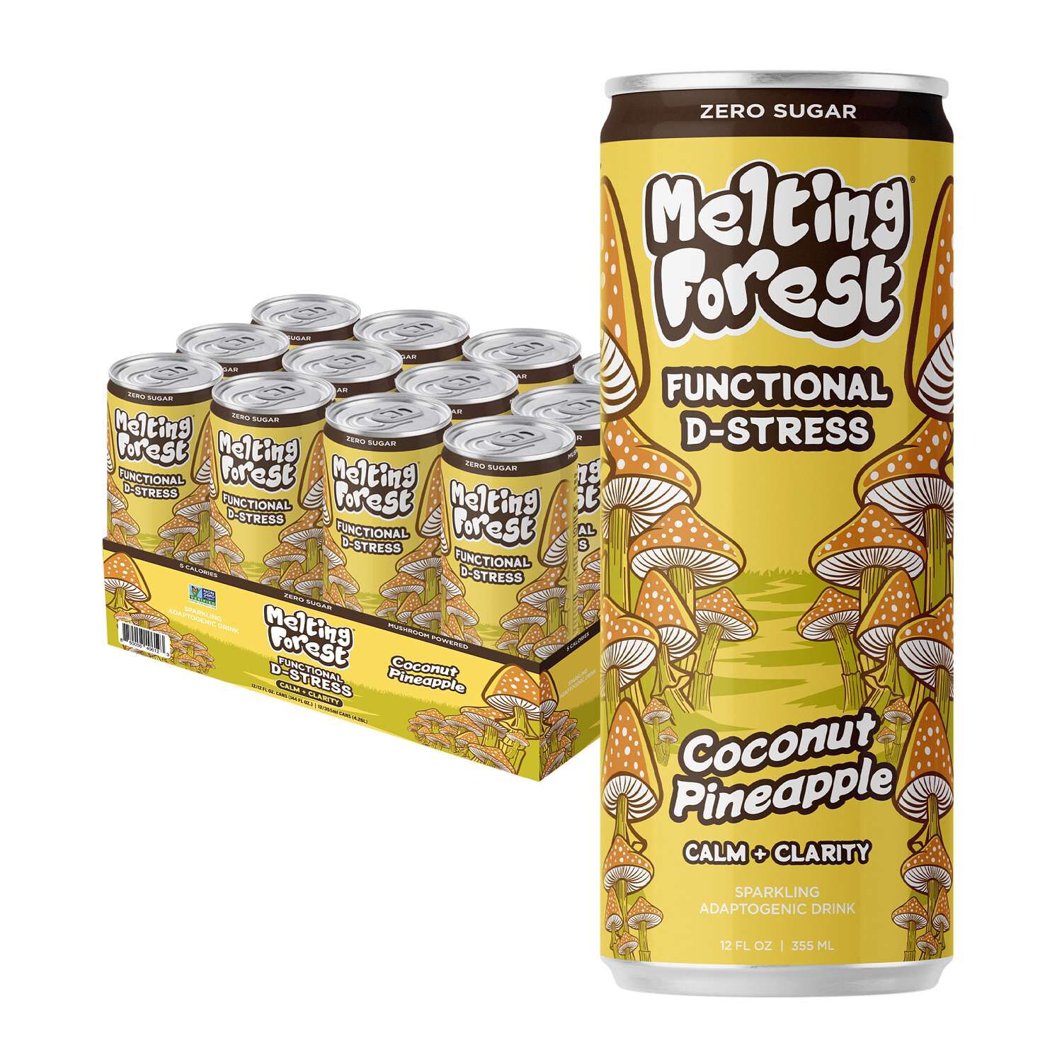 Functional D-Stress Drink - Coconut Pineapple - 12 oz. (12 Cans) Coconut Pineapple | GNC
