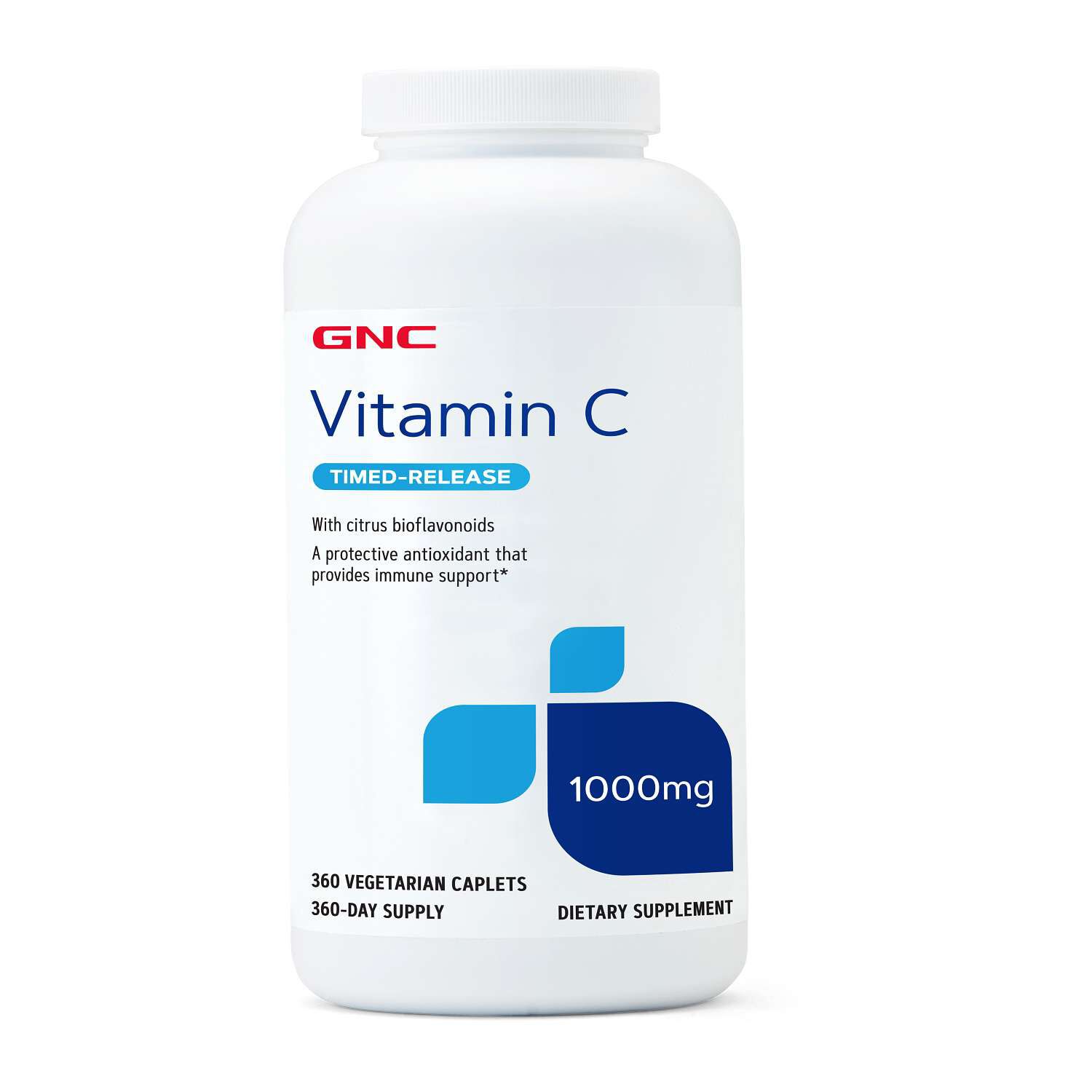 Vitamin C Timed-Release 1000 mg - 180 Vegetarian Caplets (180 Servings)