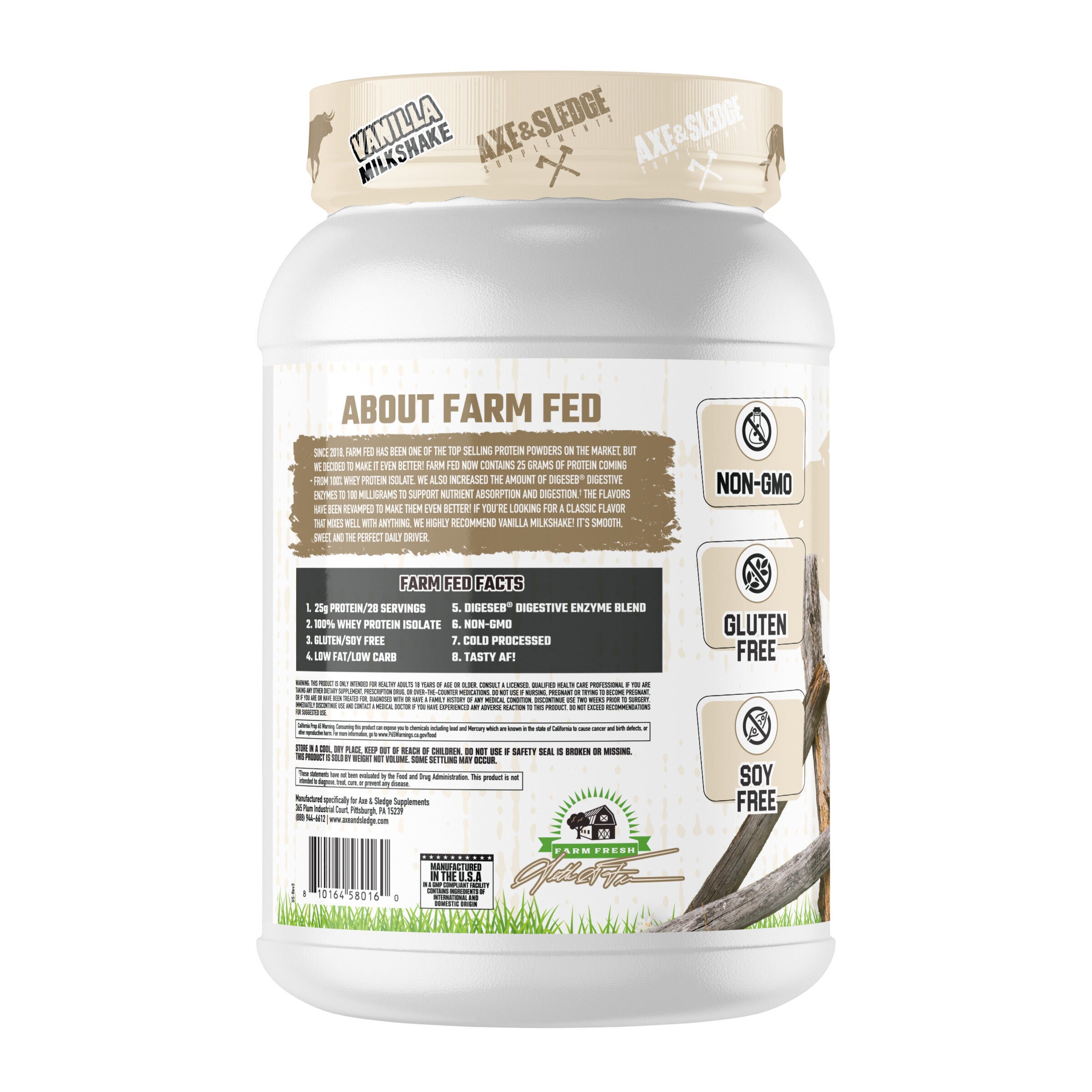 Farm Fed Grass Fed Whey Protein | GNC