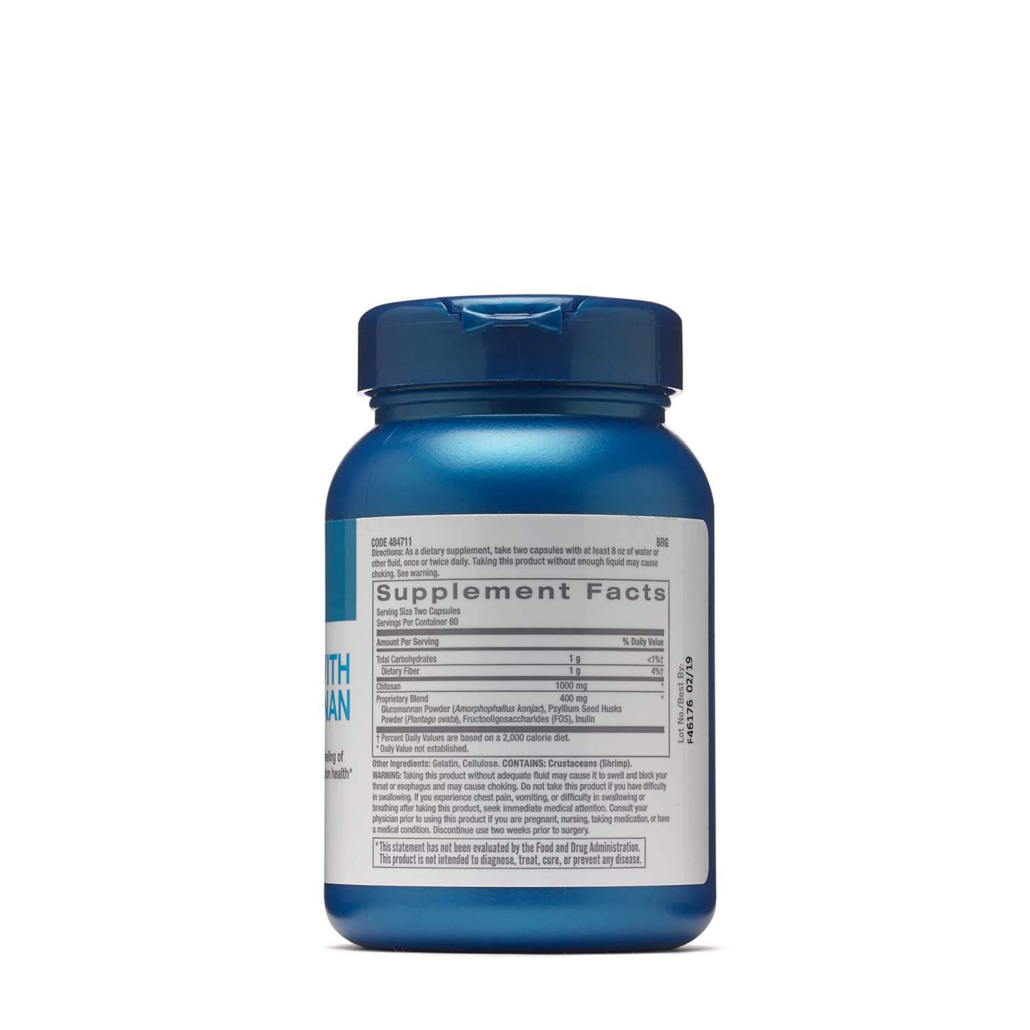 GNC Total Lean™ Chitosan with Fiber Supplement 120 ct GNC