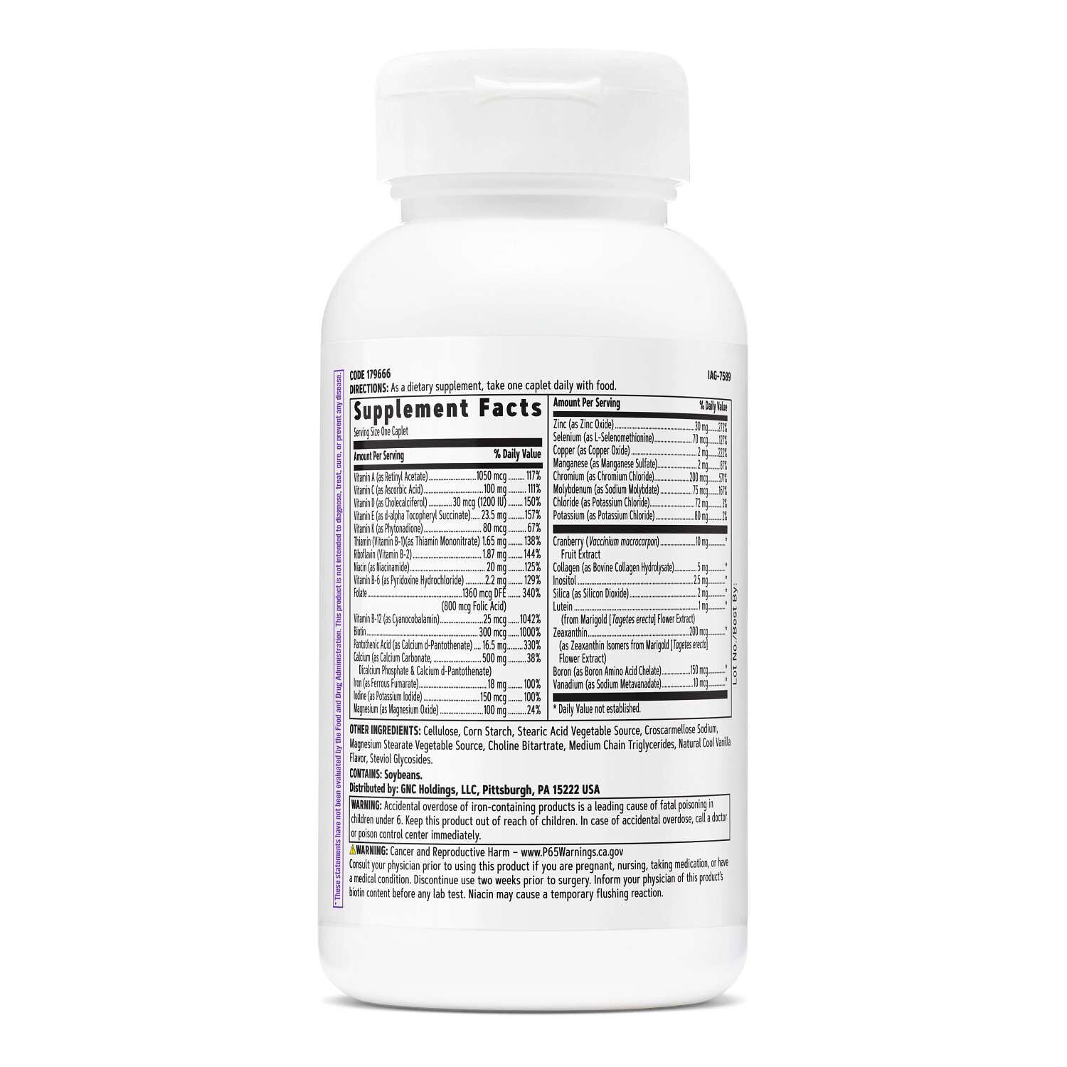 Womens One Daily Multivitamin - 60 Caplets (60 Servings)