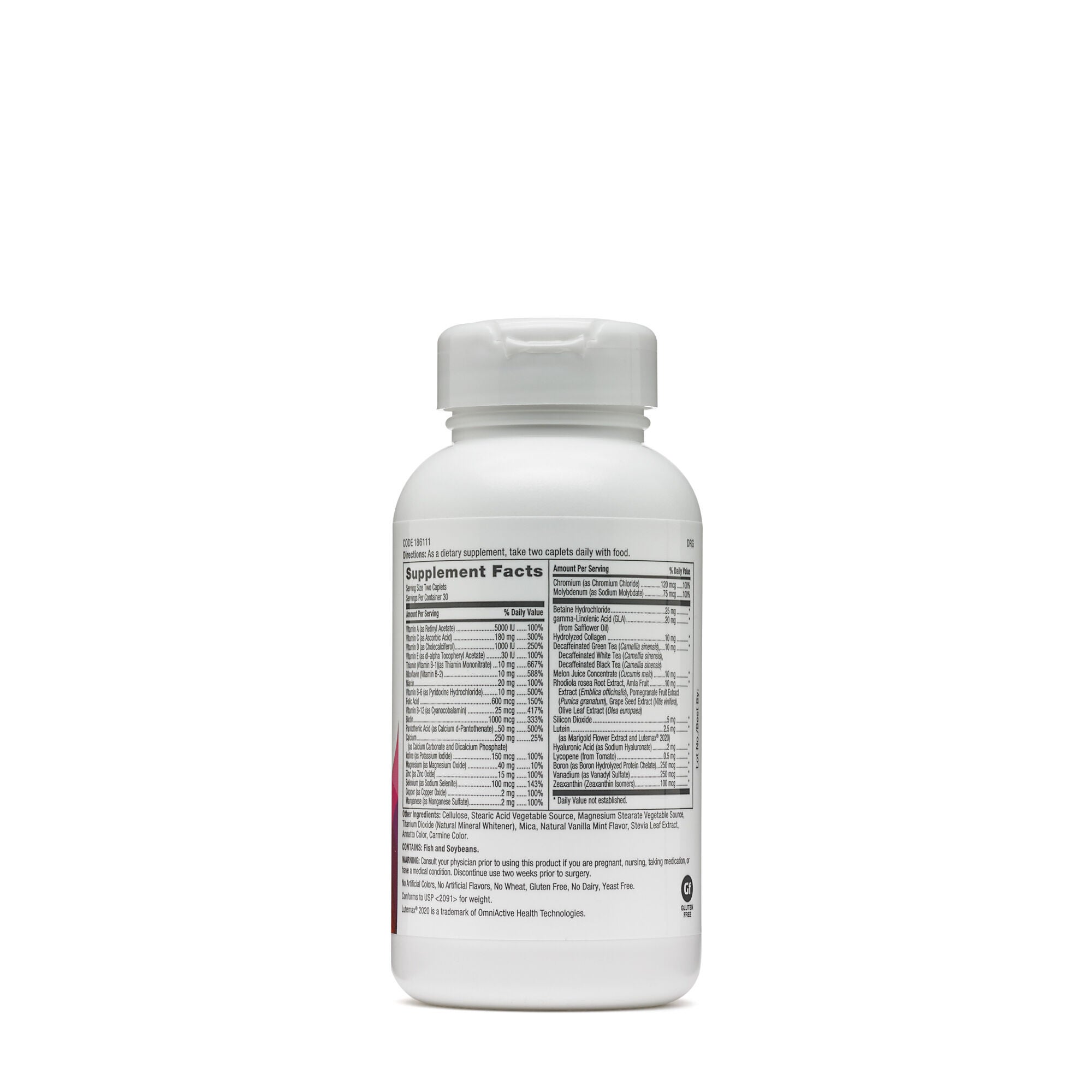 GNC Women's Ultra Mega Beauty Multivitamin Vitamins for Women GNC