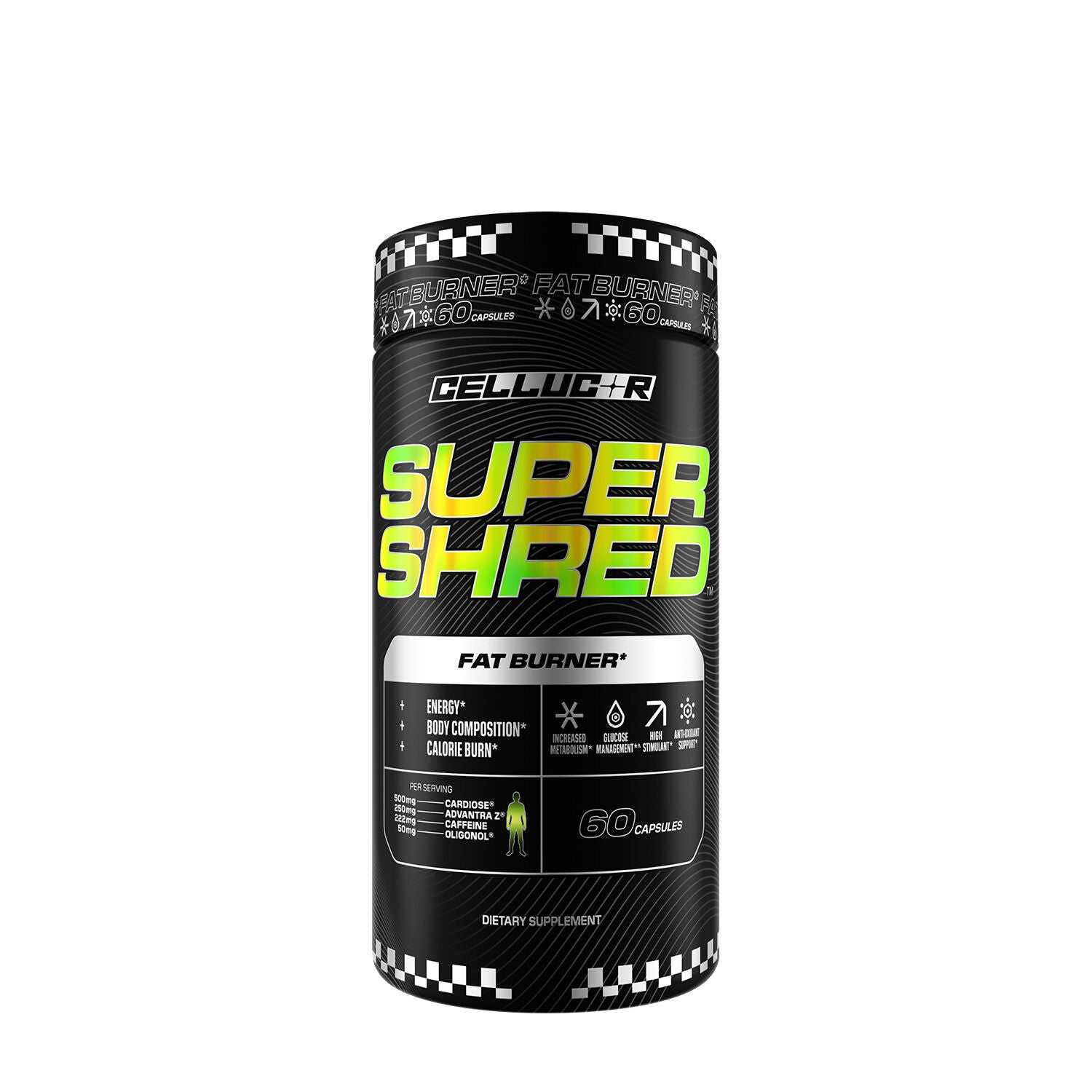 Super Shred - 60 Capsules &#40;30 Servings&#41;  | GNC