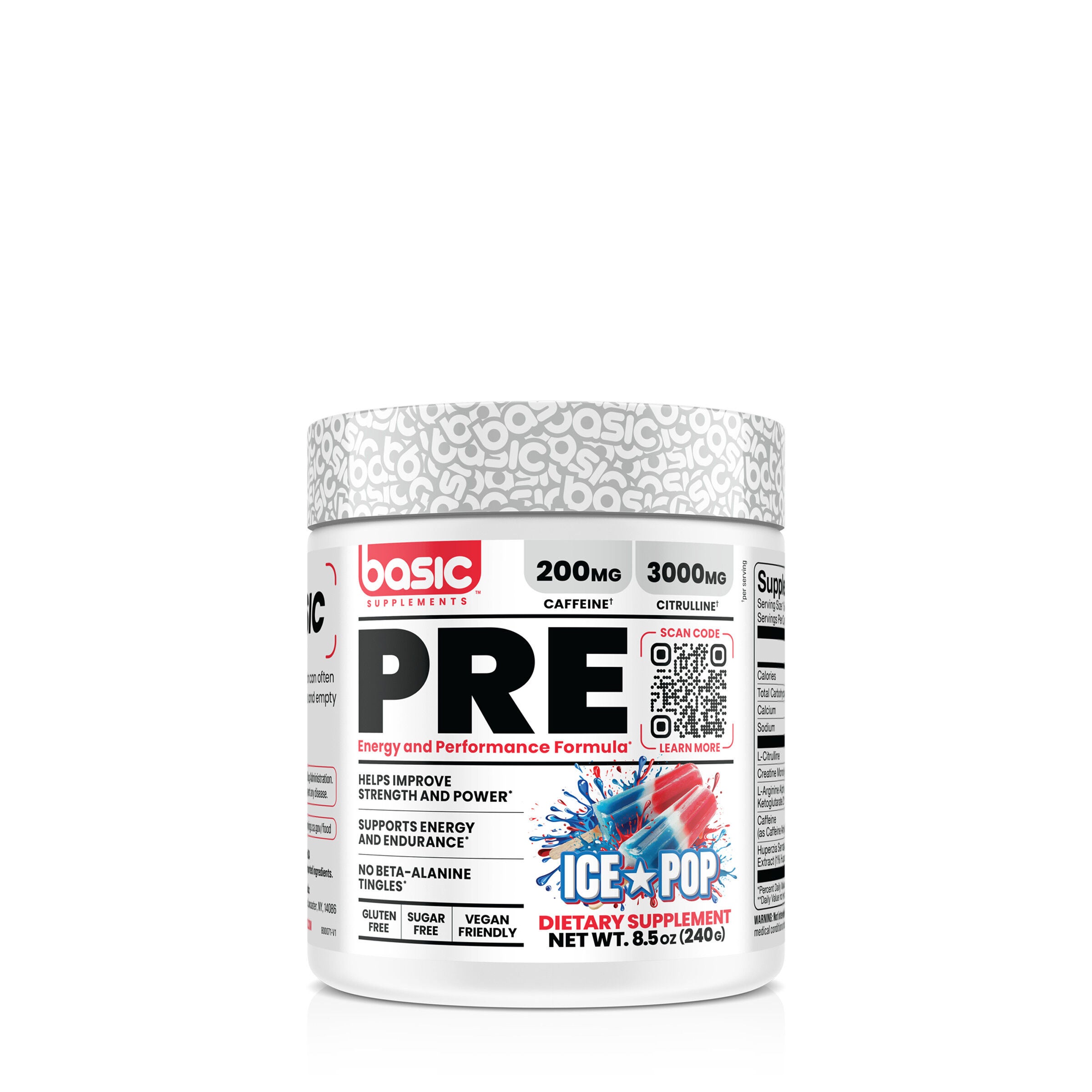 Pre-Workout - Ice Pop (30 Servings)  | GNC