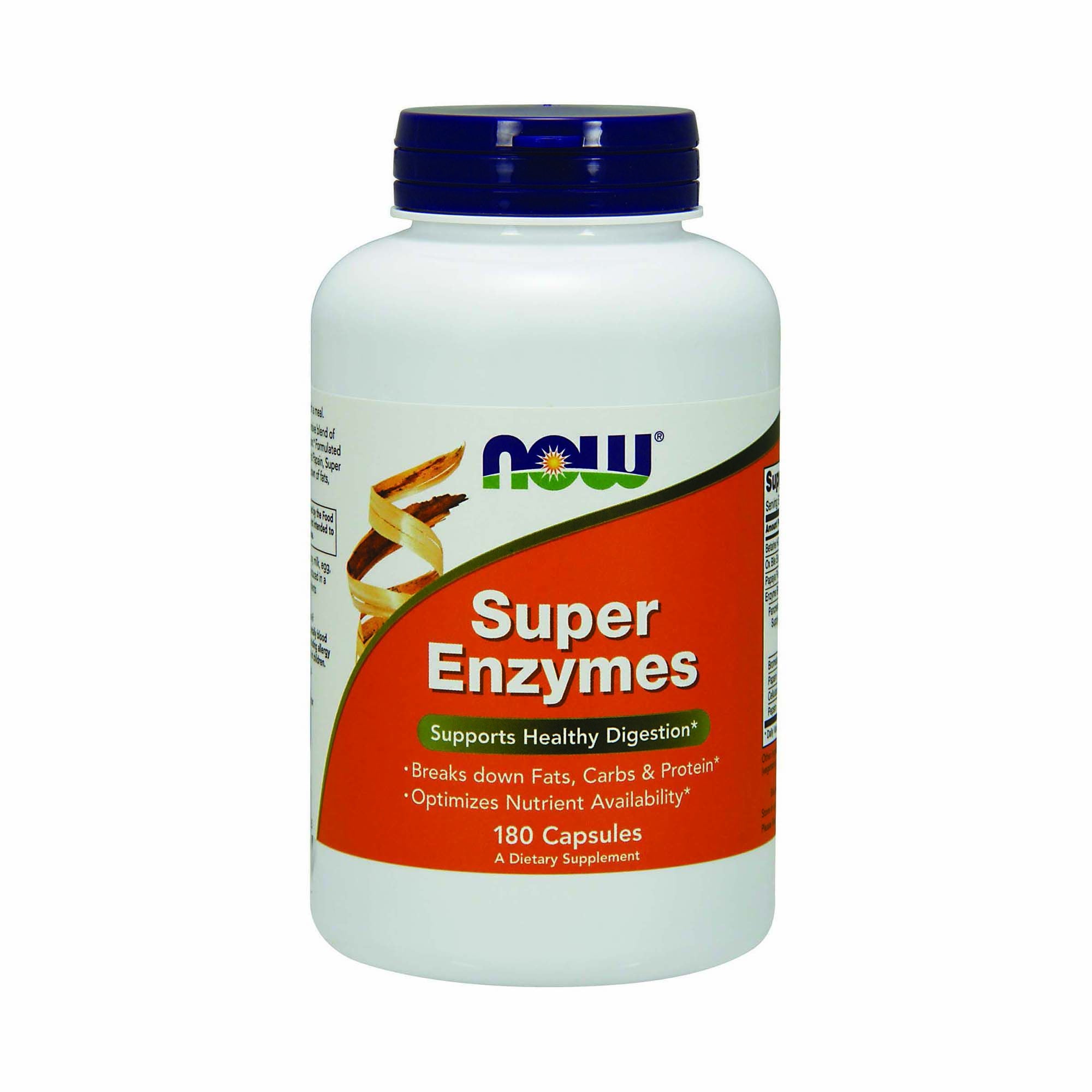 Super Enzymes Capsules 180 Capsules GNC