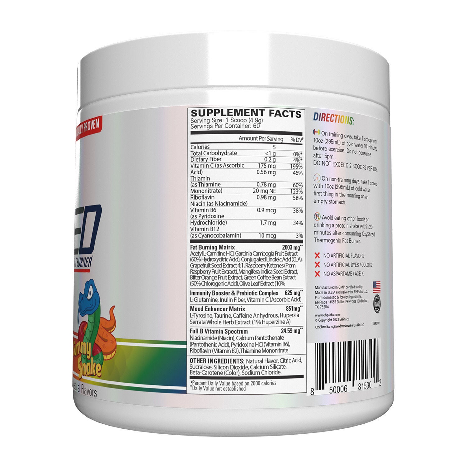 OxyShred - Gummy Snake - 10 oz. (60 Servings)