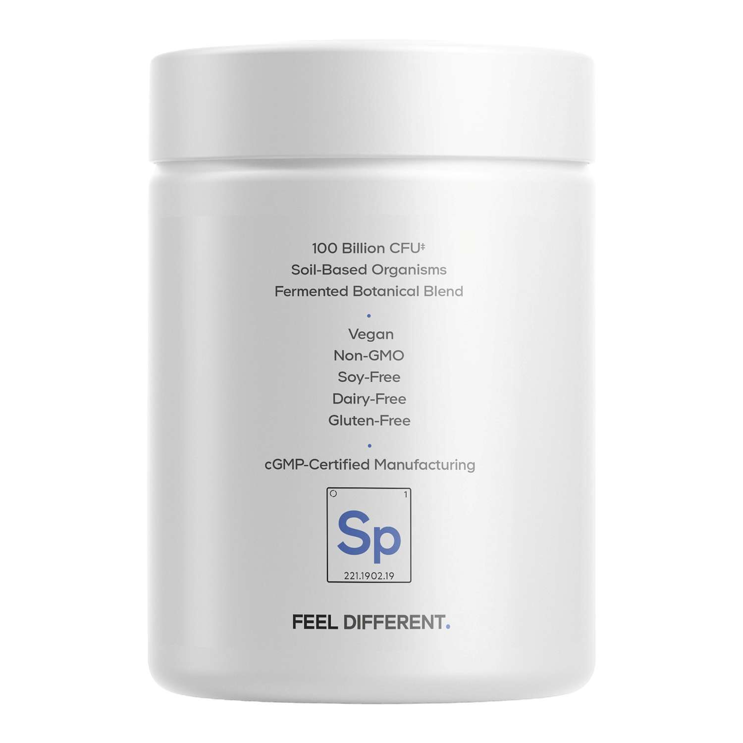 SBO Probiotic+ 100 Billion CFU & Prebiotics Vegan Digestion - 90 Capsules (45 Servings)