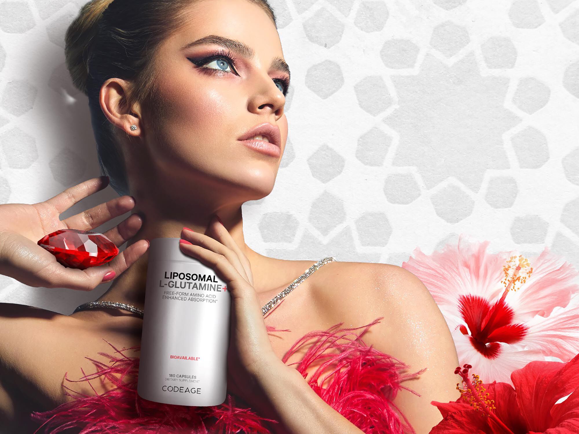 Liposomal L-Glutamine+ - 180 Capsules (90 Servings)  | GNC