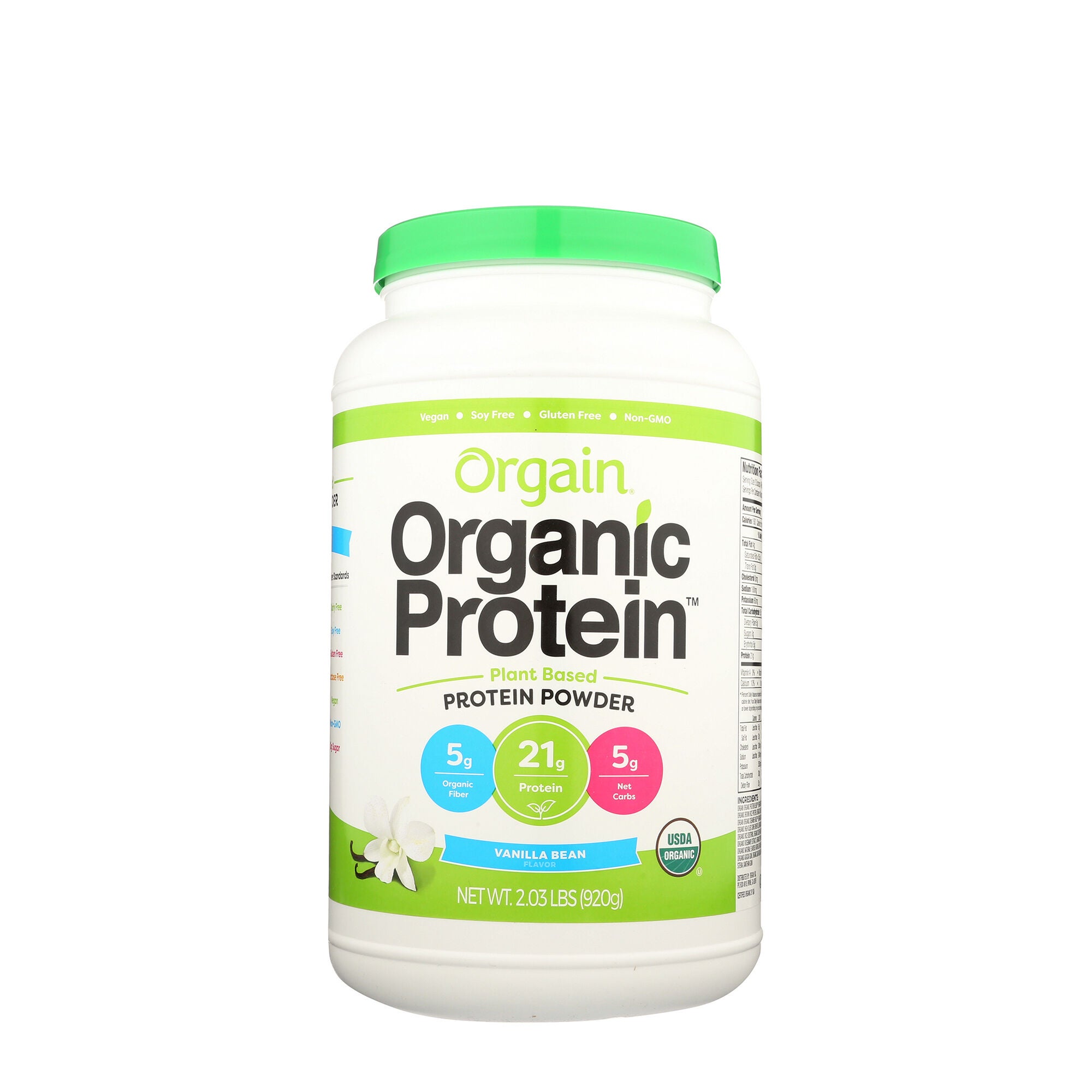 Orgain Organic Protein Sweet Vanilla Bean Gnc